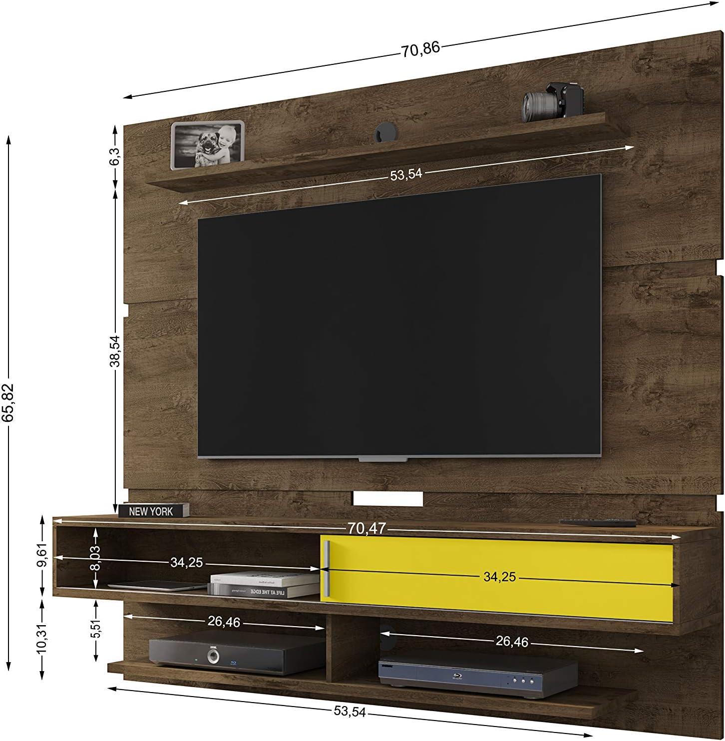 65" Astor Floating Entertainment Center - Manhattan Comfort