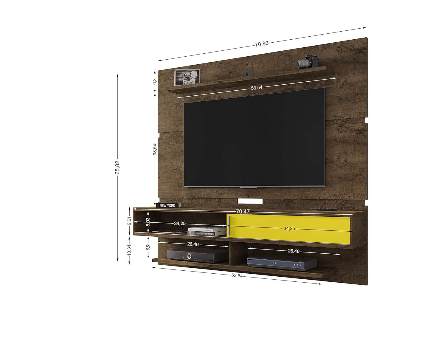 65" Astor Floating Entertainment Center - Manhattan Comfort