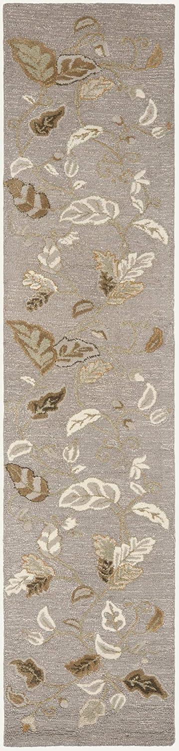 Martha Stewart Autumn Woods - MSR3611 - Indoor Hand Tufted Runners - Persimmon Red - 2'3"x10'