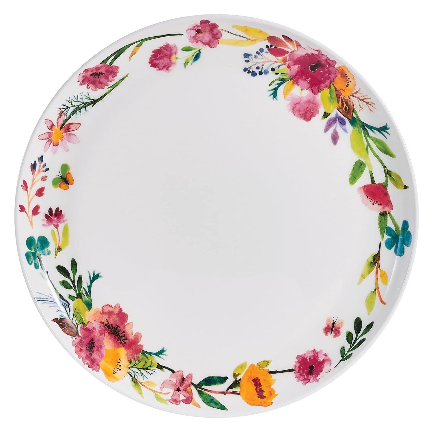 Mikasa Mikasa Karina 12-Piece Lightweight Chip-Resistant Bone China Dinnerware Set, Service for 4