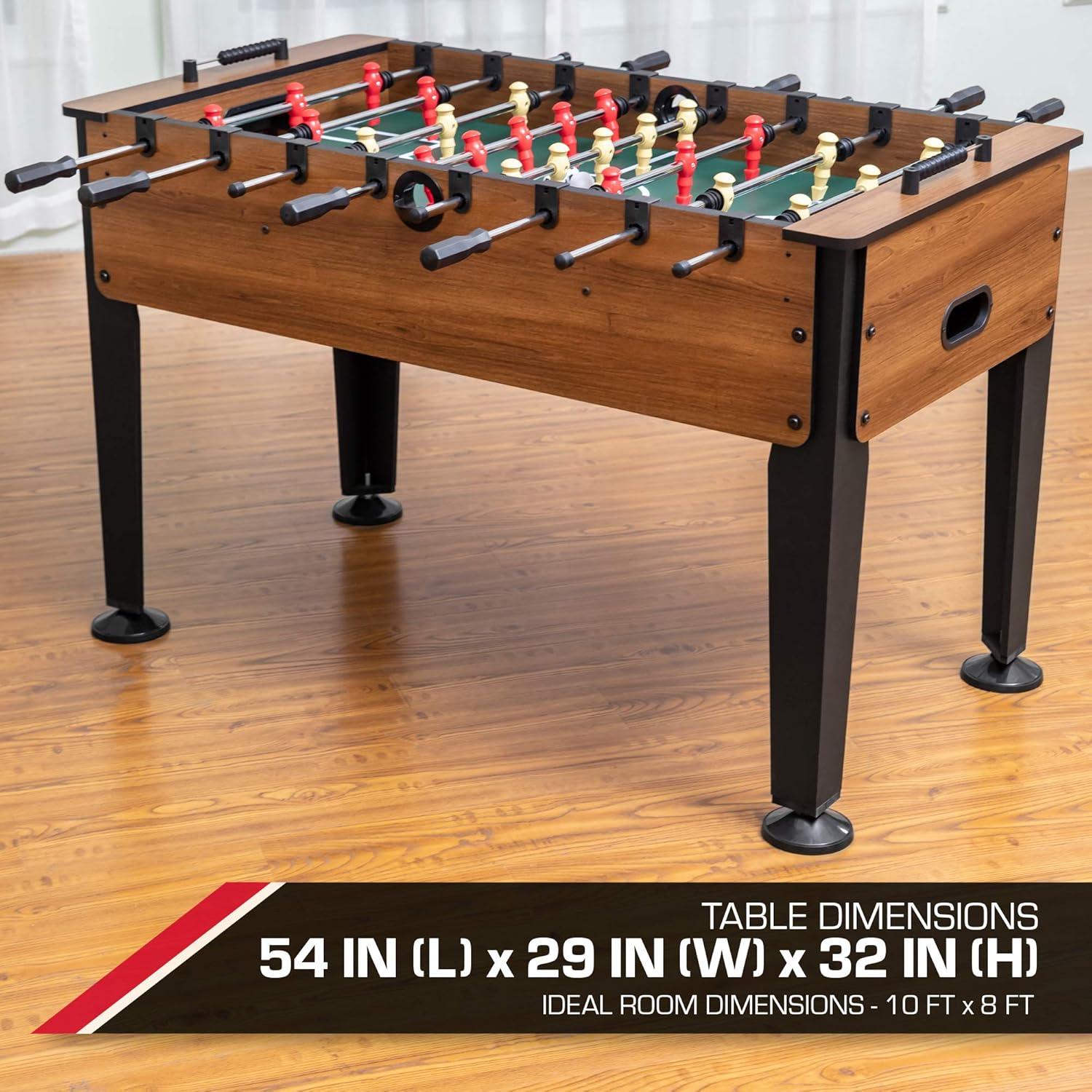 Classic 54" Wood and Steel Foosball Table