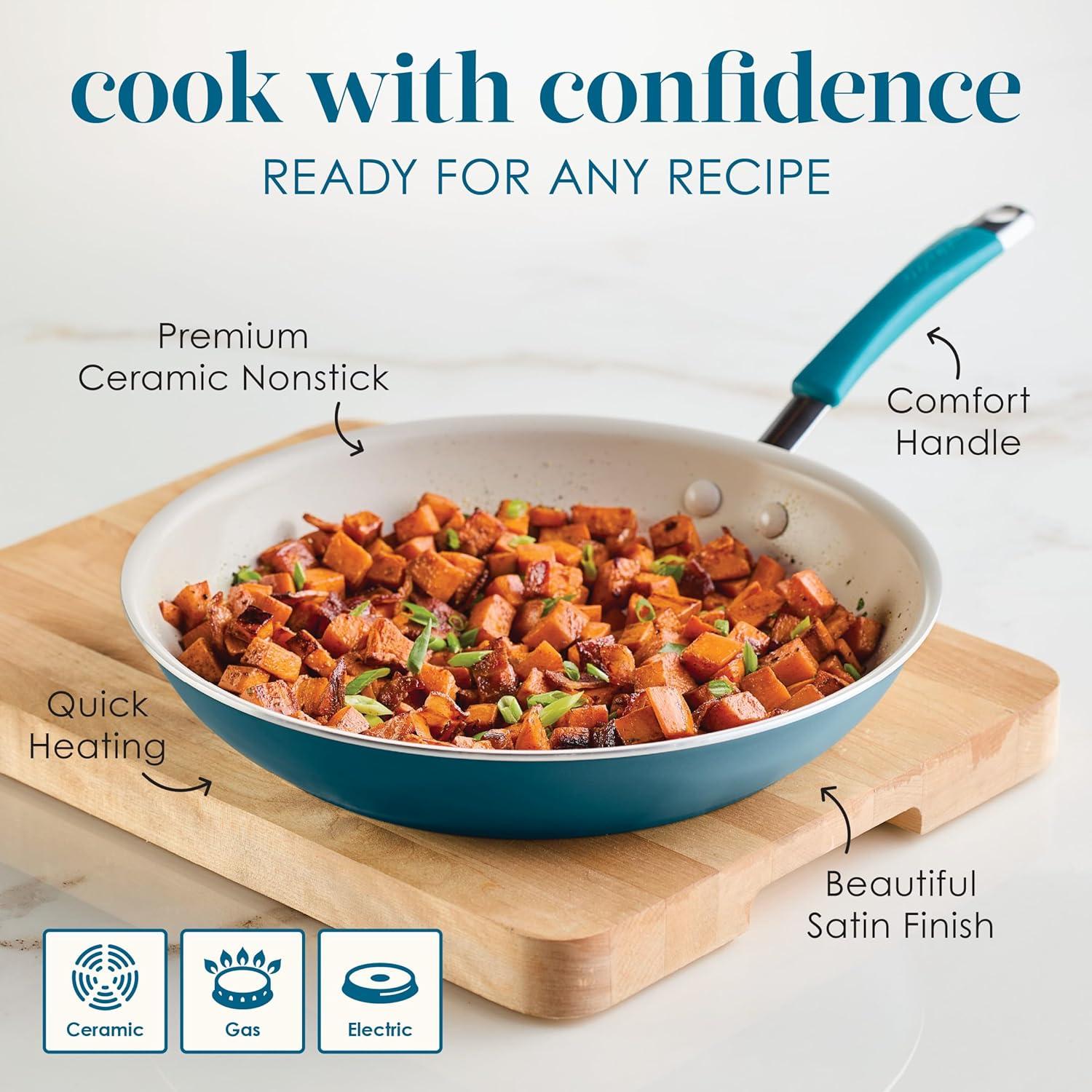 Rachael Ray Rachael Ray Cucina Ceramic Nonstick, Frying Pan / Skillet