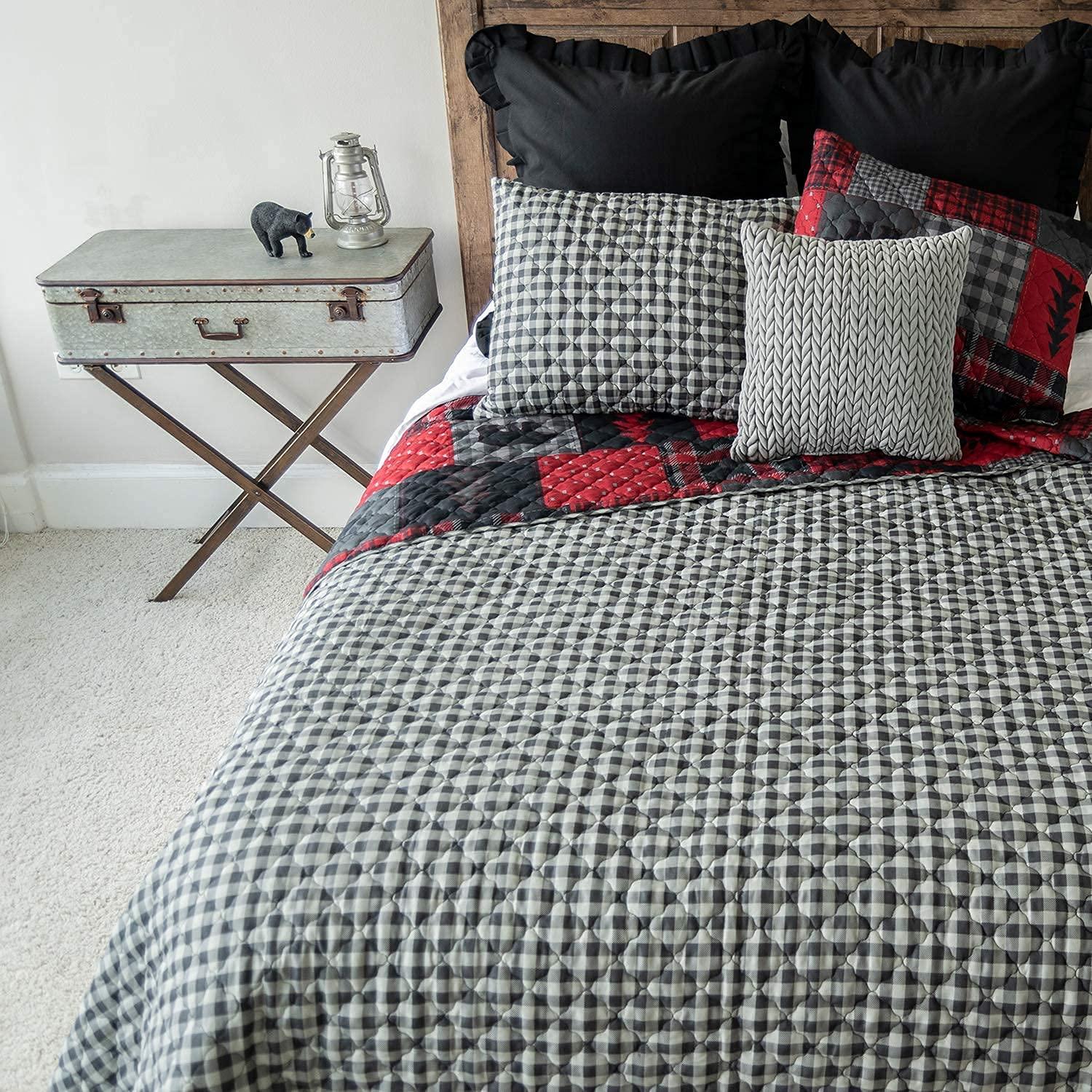 Your Lifestyle by Donna Sharp Red Forest 2 PC Lodge Twin Quilt Set