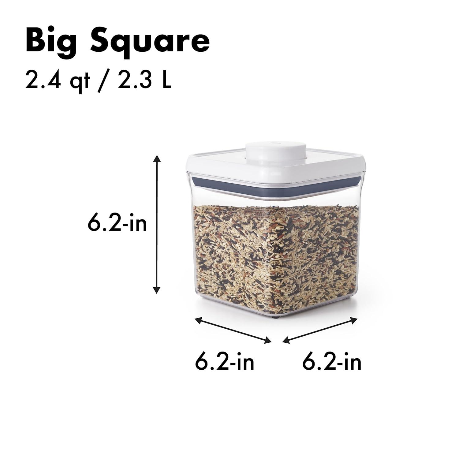White BPA-Free 10-Piece Airtight Food Storage Container Set
