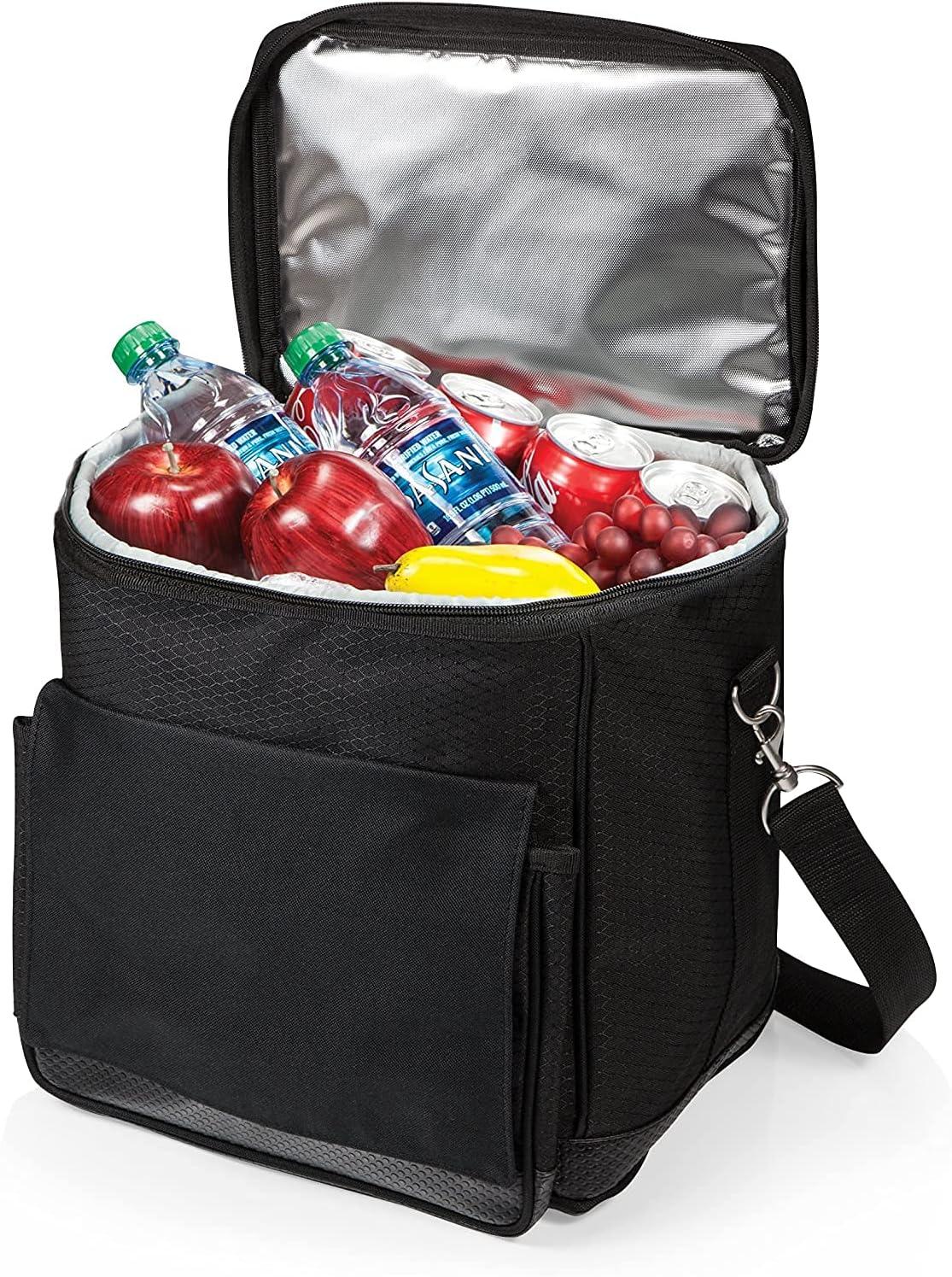 Arlmont & Co. Cellar 6-Bottle Wine Carrier & Cooler Tote with Trolley - Insulated Traveling Portable Wine Bag