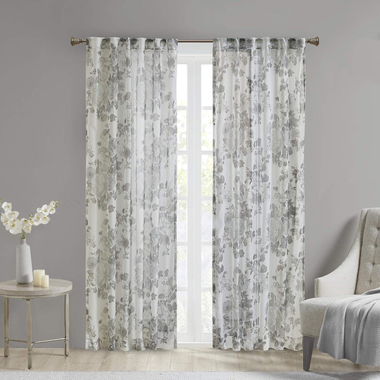 Madison Park Simone Marcus Sheer Curtain Panel