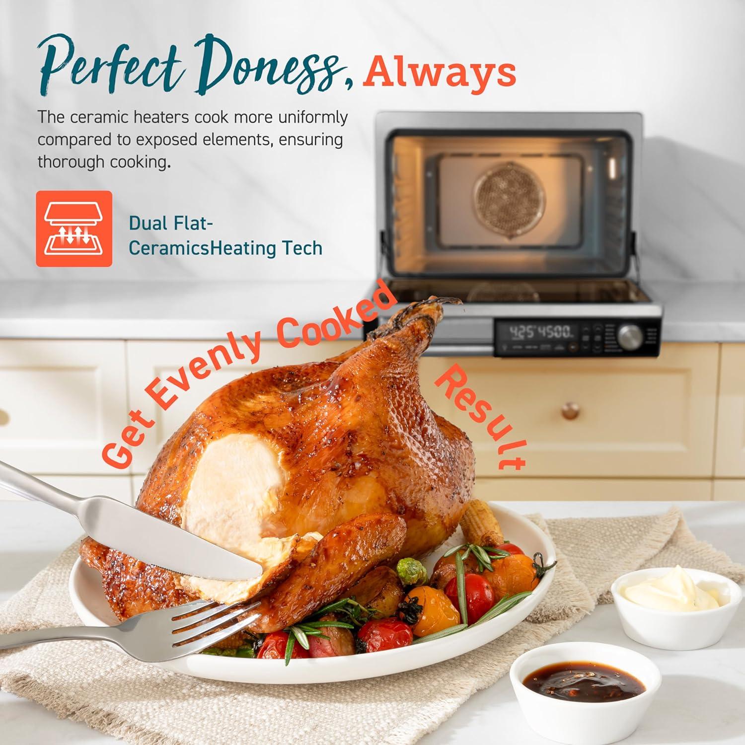 COSORI 26-Quart Stainless Steel Digital Air Fryer Oven