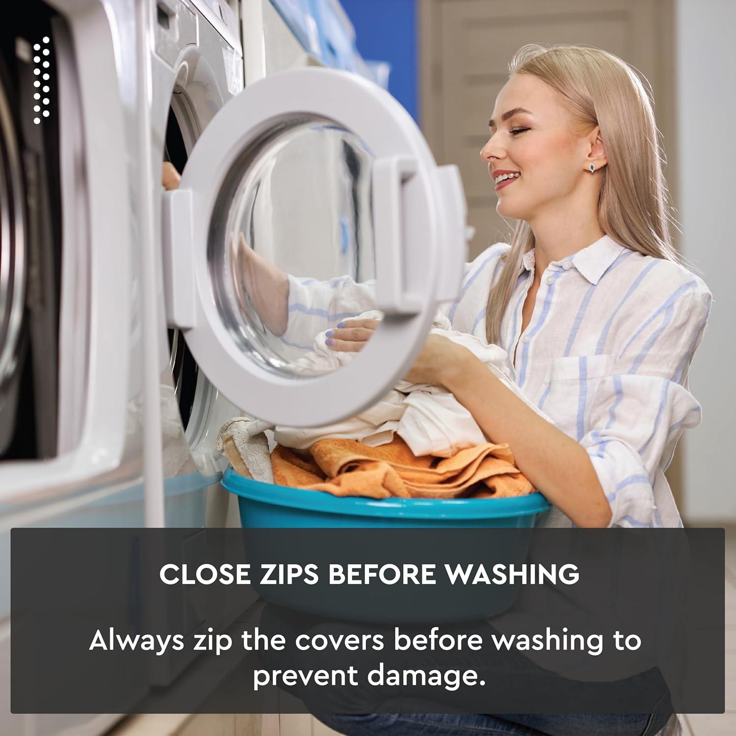 Deconovo Velvet Reversible Pillow Cover (Set of 2)