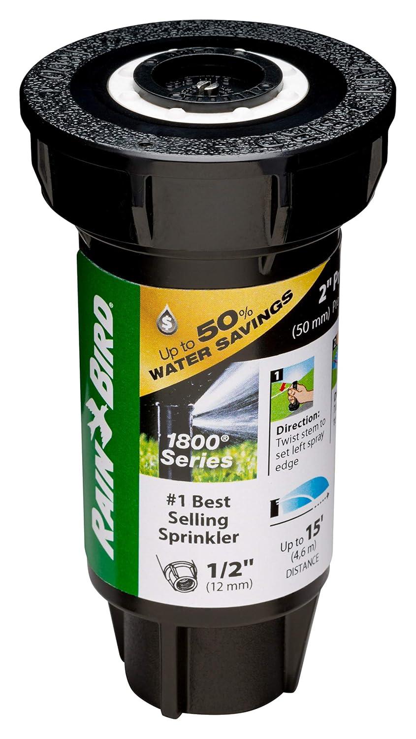 Professional Series 2" Quarter Circle Pop Up Spray Head Dual Spray Noz, Each