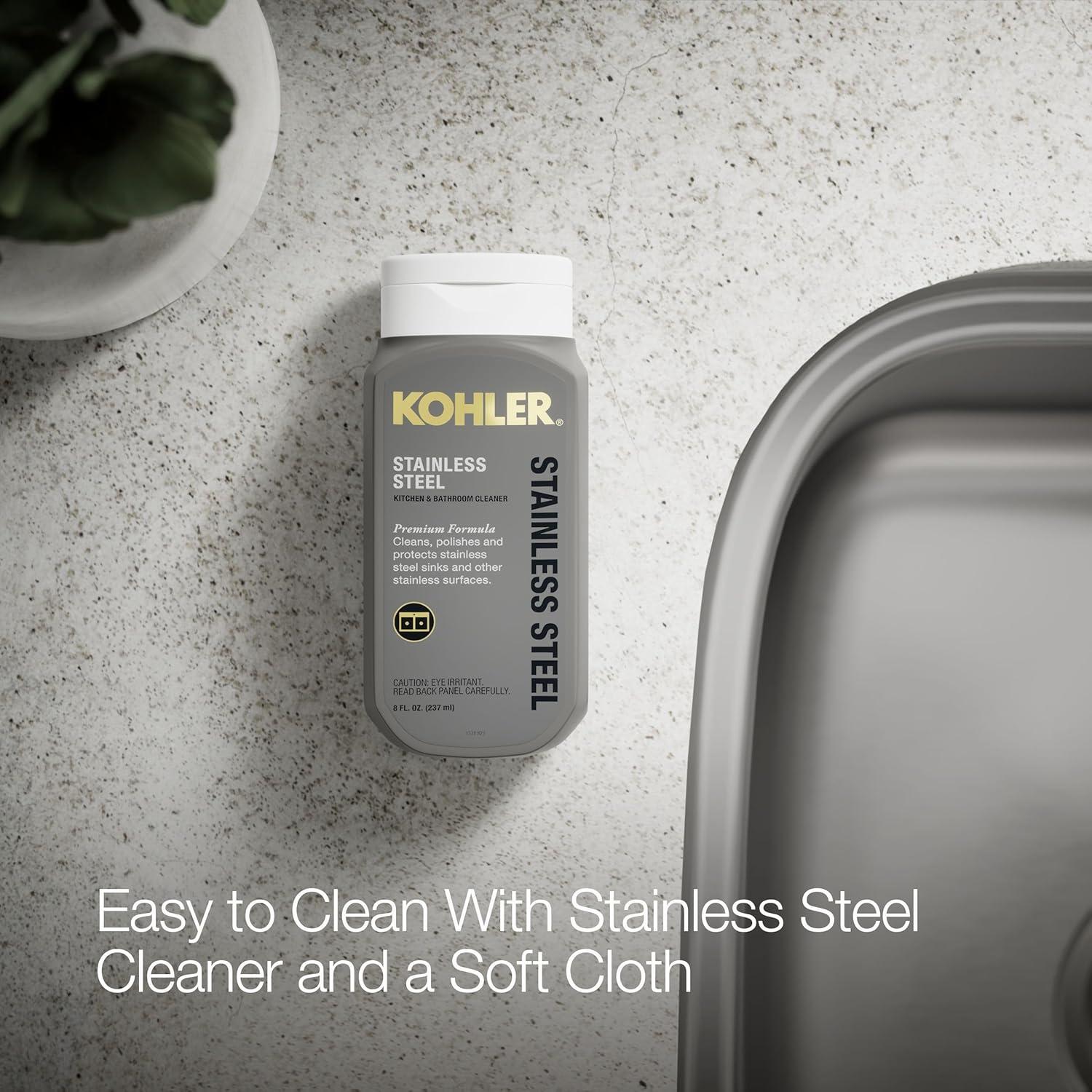 Kohler K-R75791-2PC-NA All-In- One-Kit Kitchen Sink, Brushed Stainless