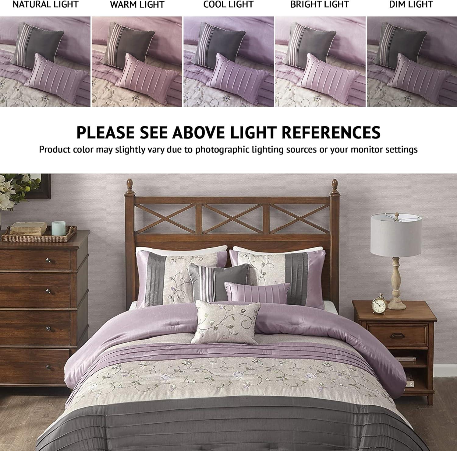 Serene Embroidered 7 Piece Comforter Set