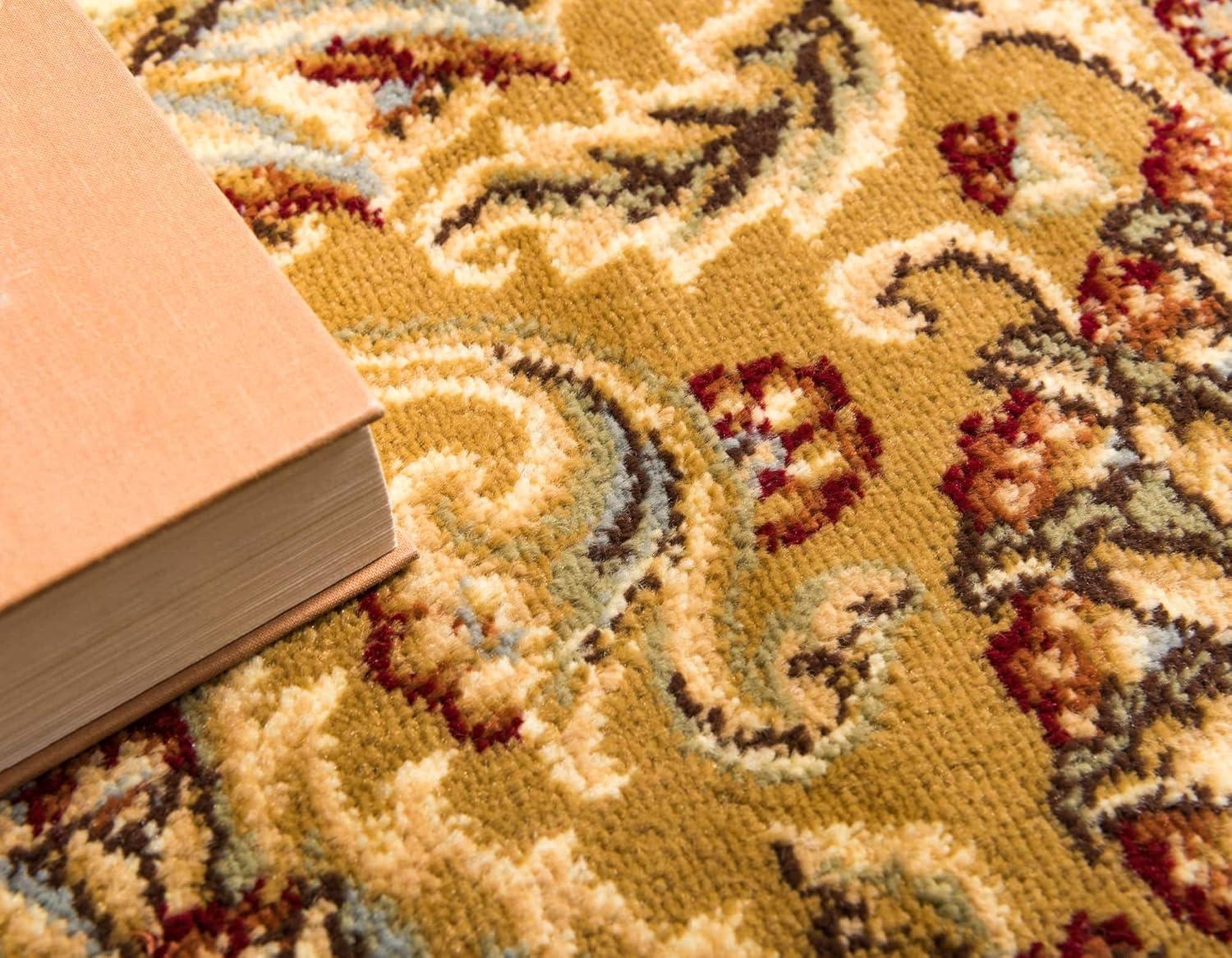 Unique Loom 3' 3 x 5' 3 Tan Voyage Asheville Area Rug