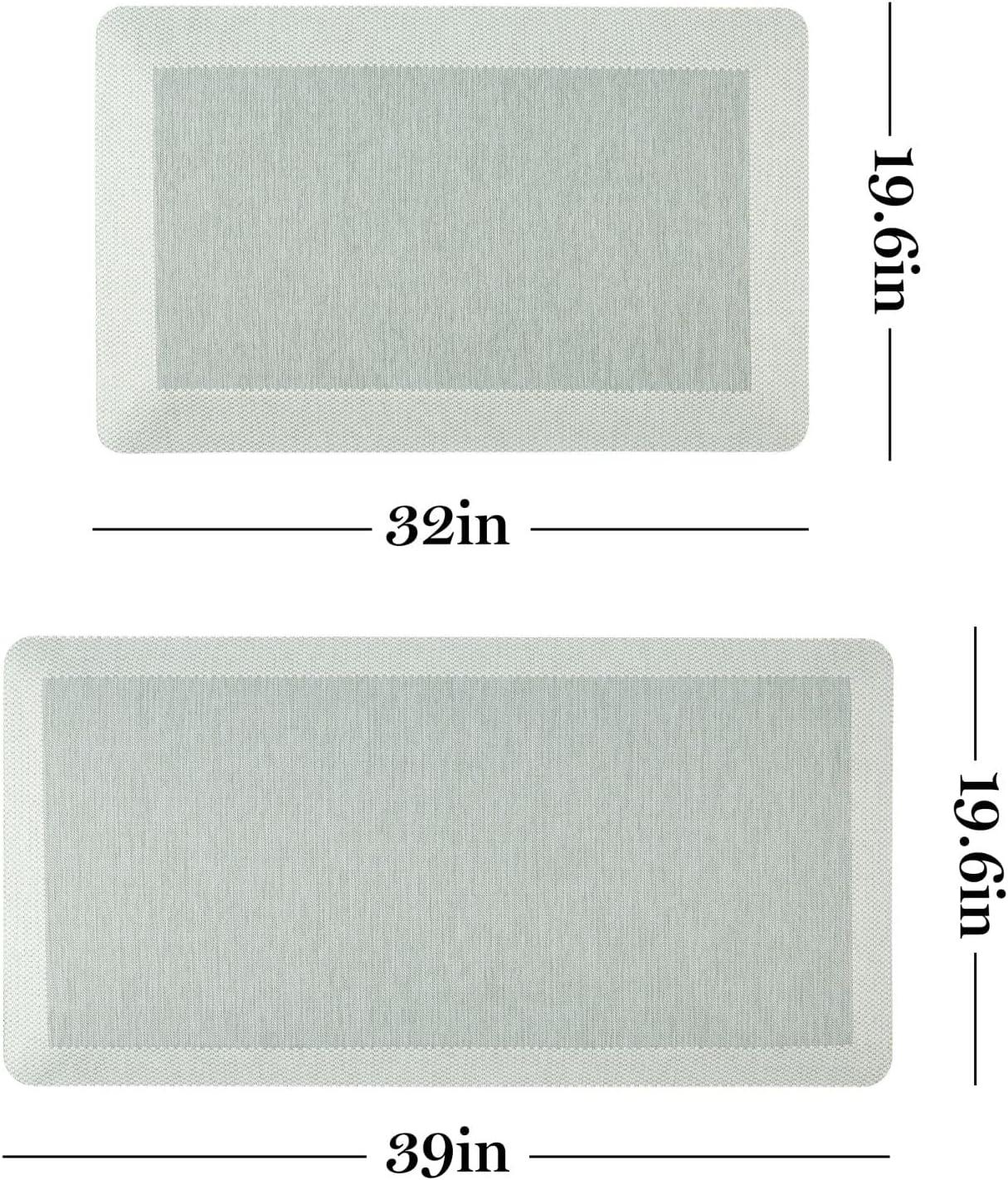 Martha Stewart Mira Modern Heathered Anti-Fatigue Air-Infused Kitchen Mat