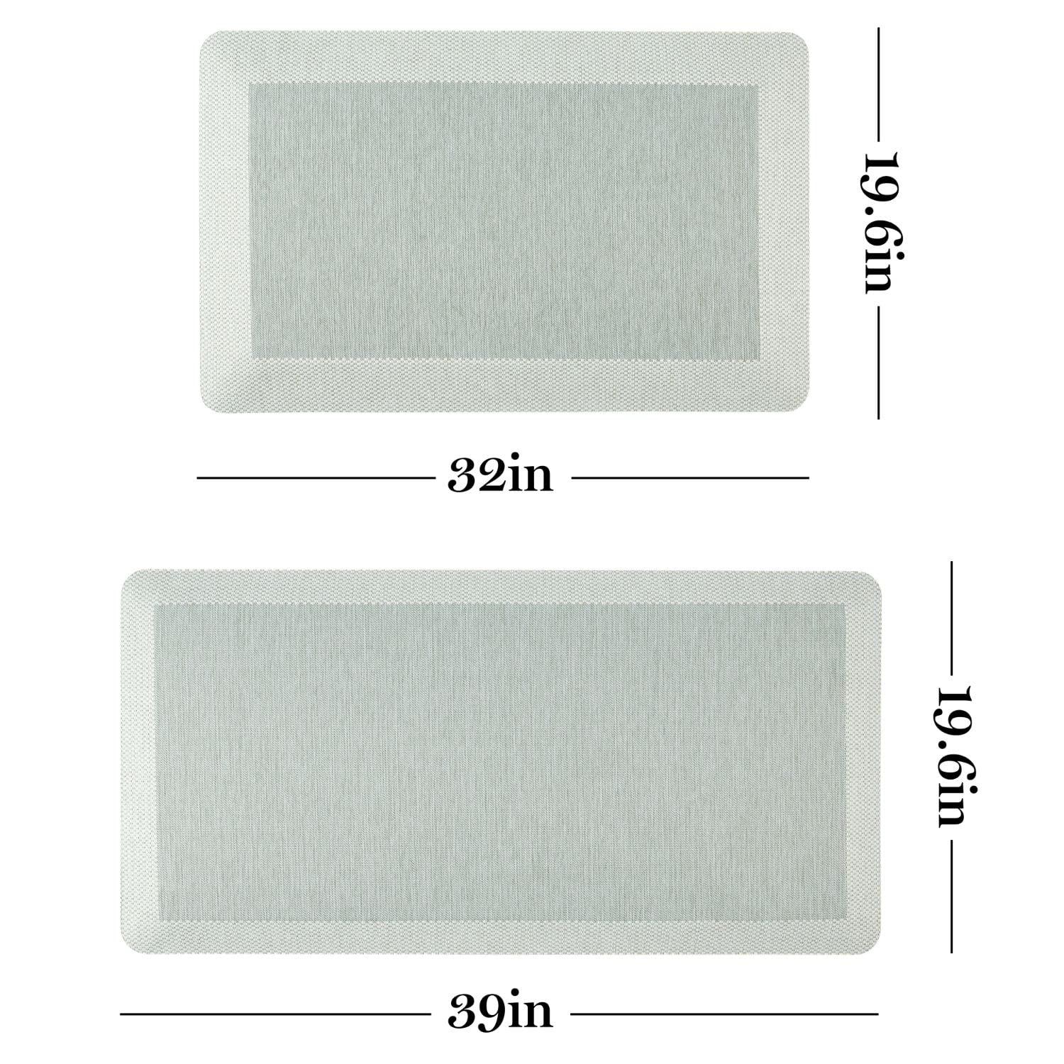 Martha Stewart Mira Modern Heathered Anti-Fatigue Air-Infused Kitchen Mat