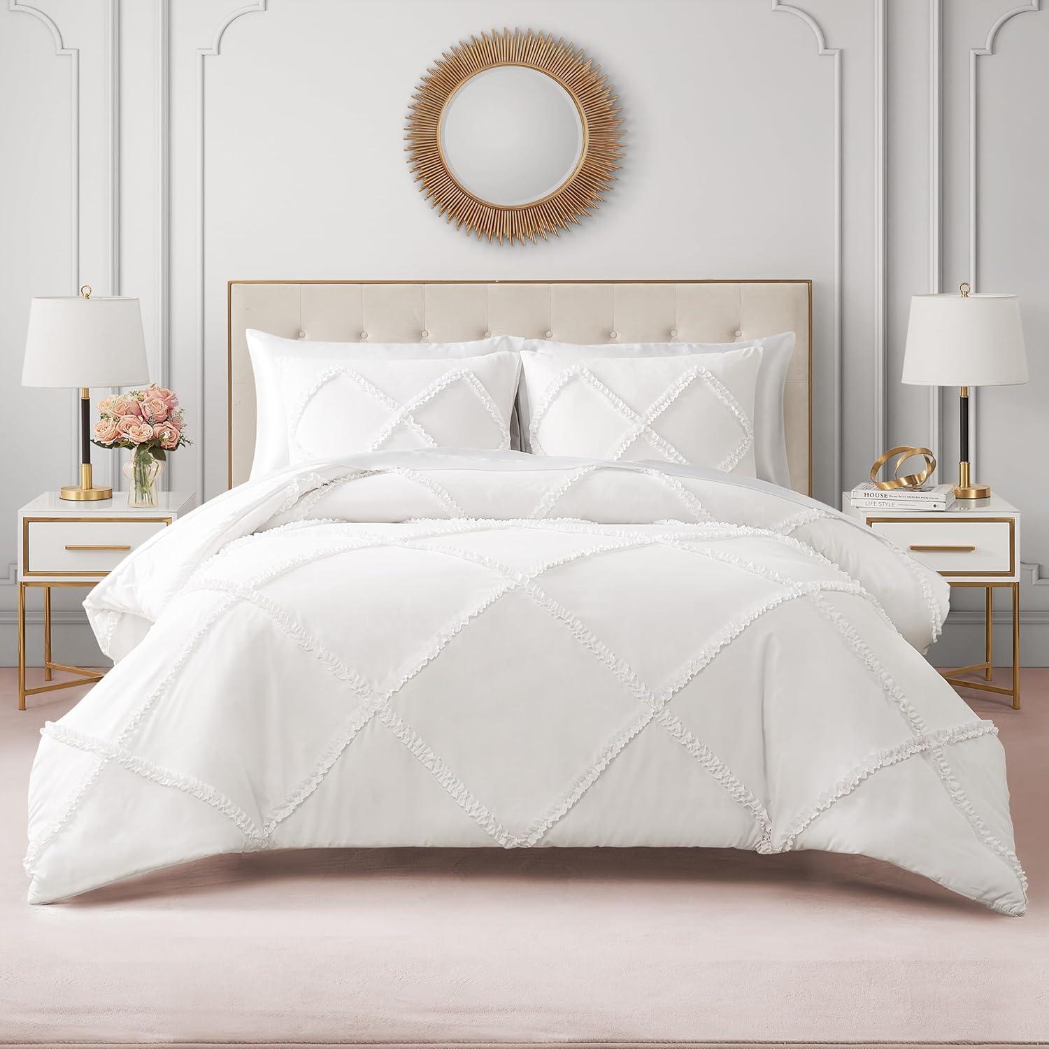 Juicy Couture Juicy Couture Diamond Ruffle Reversible Comforter & Shams Bedding Sets