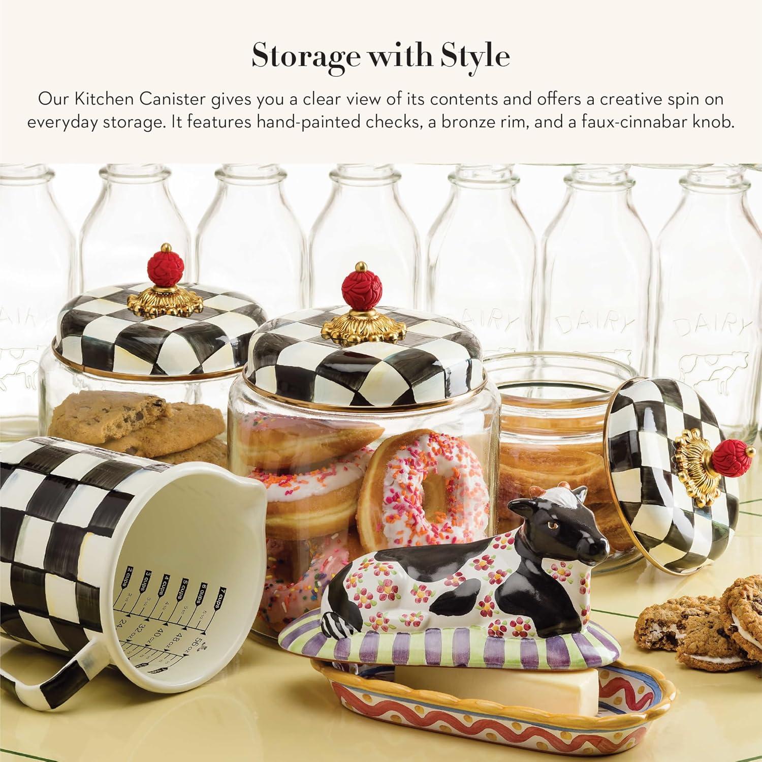 MacKenzie-Childs Courtly Check® Kitchen Canister