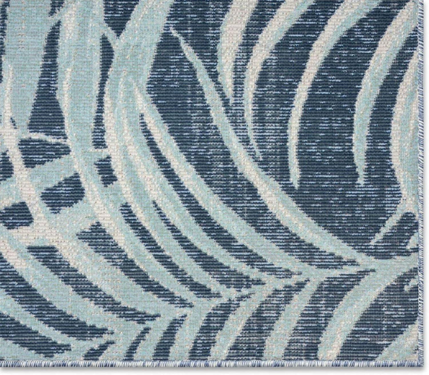 Tommy Bahama Malibu Palm Springs Coastal Indoor/Outdoor Area Rug, Blue/Navy