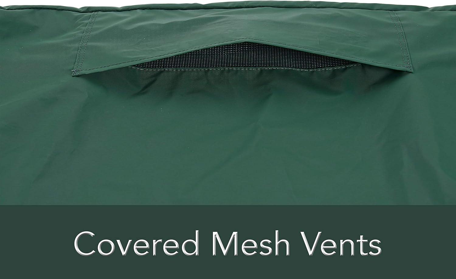 Covermates Air Conditioner Cover - Weather Resistant Outdoor Cover, Air Conditioner Winter Cover for Outdoor Units, Classic 12-Guage Vinyl, 24W x 24D x 30H, Green