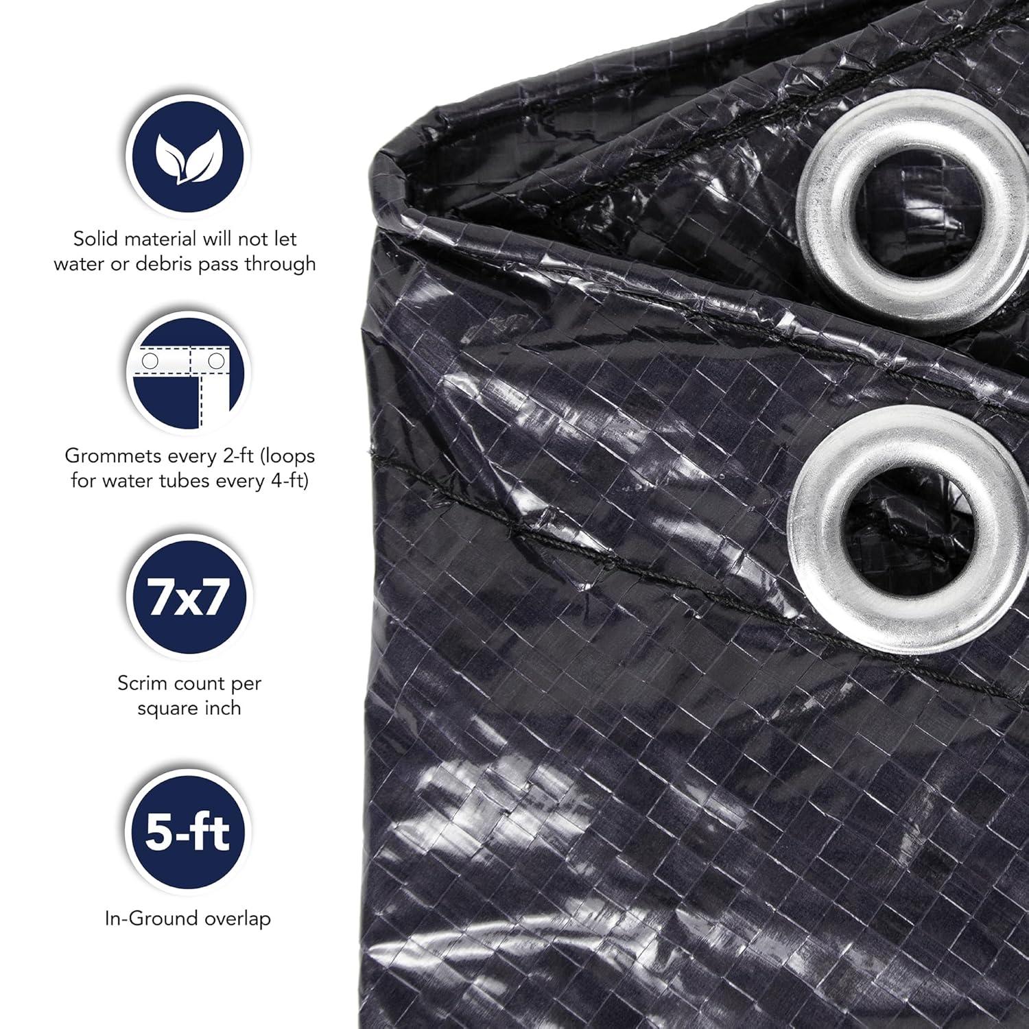 Blue Wave Products 8-Year Rectangular In Ground Pool Winter Cover