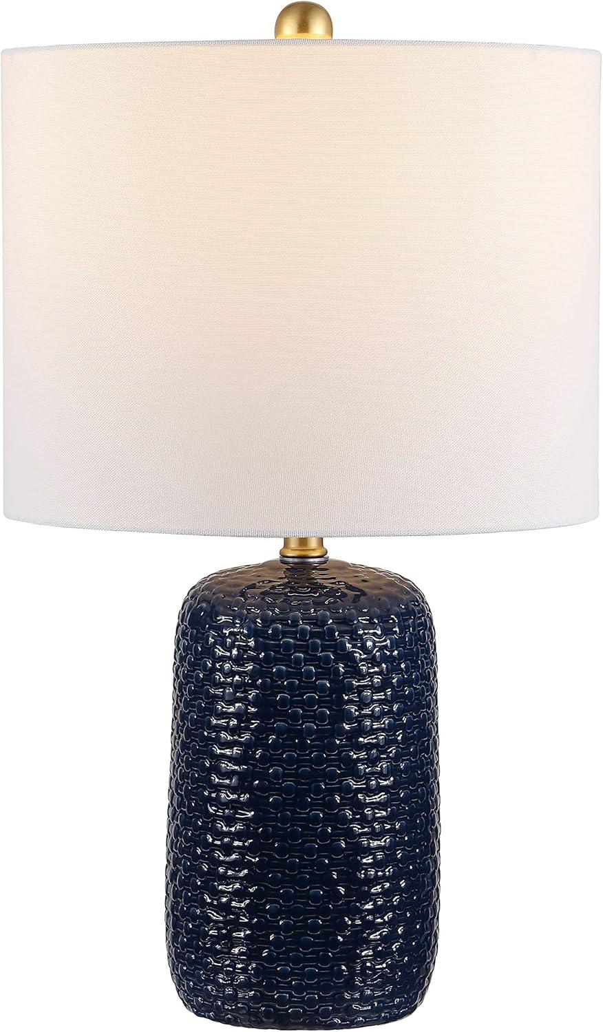 Huxley Ceramic Table Lamp (Set of 2) - Navy Blue - Safavieh.