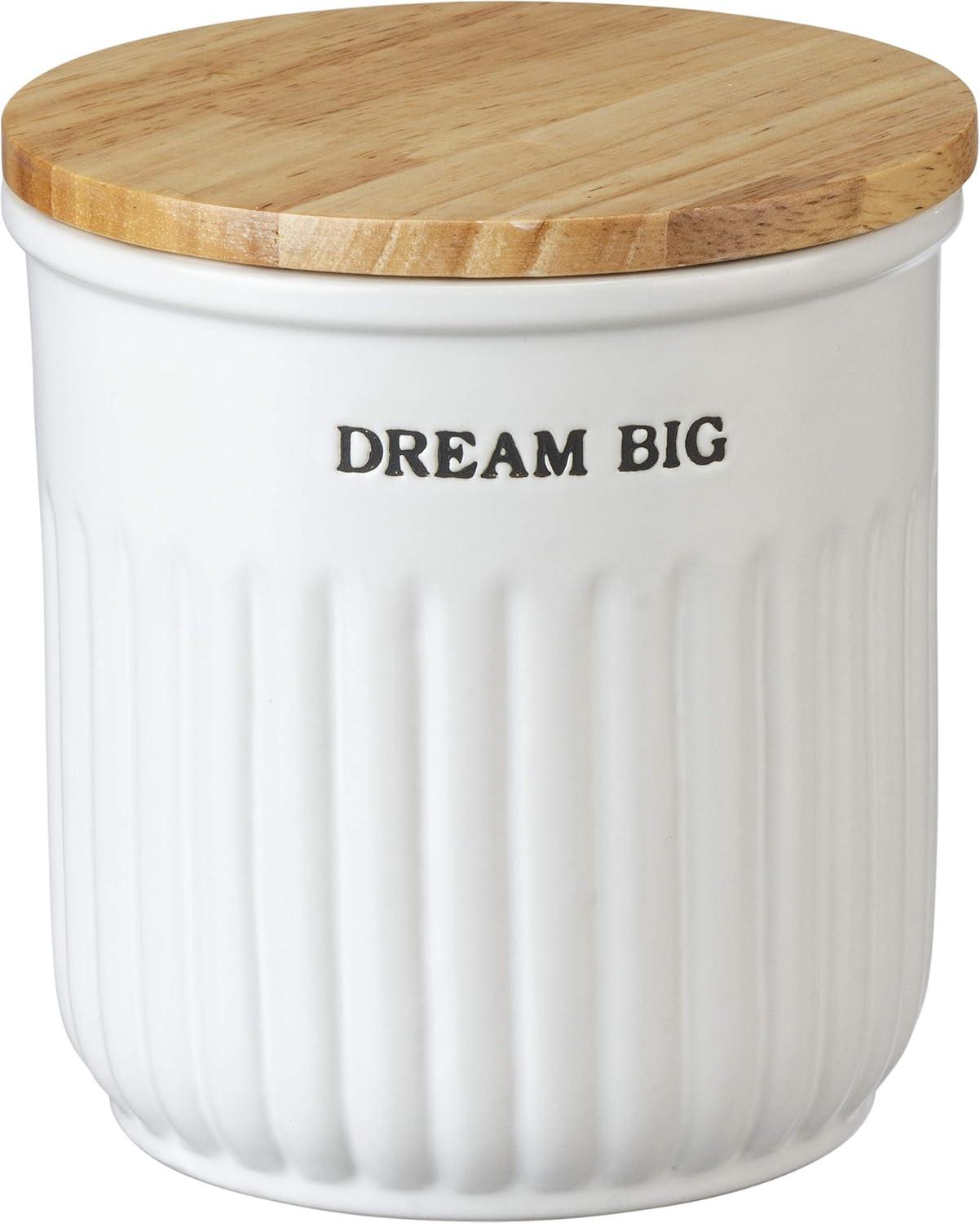 Primitives by Kathy Decorative Canister Set, Set of 3, White