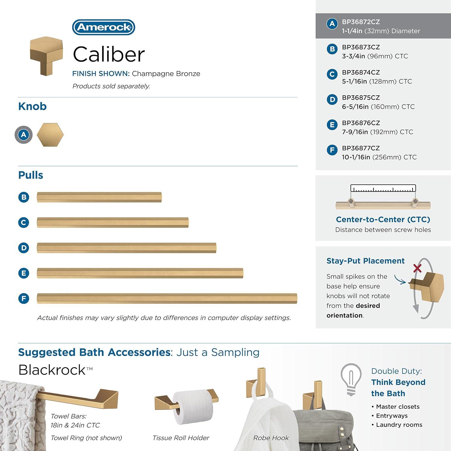 Caliber Geometric Knob