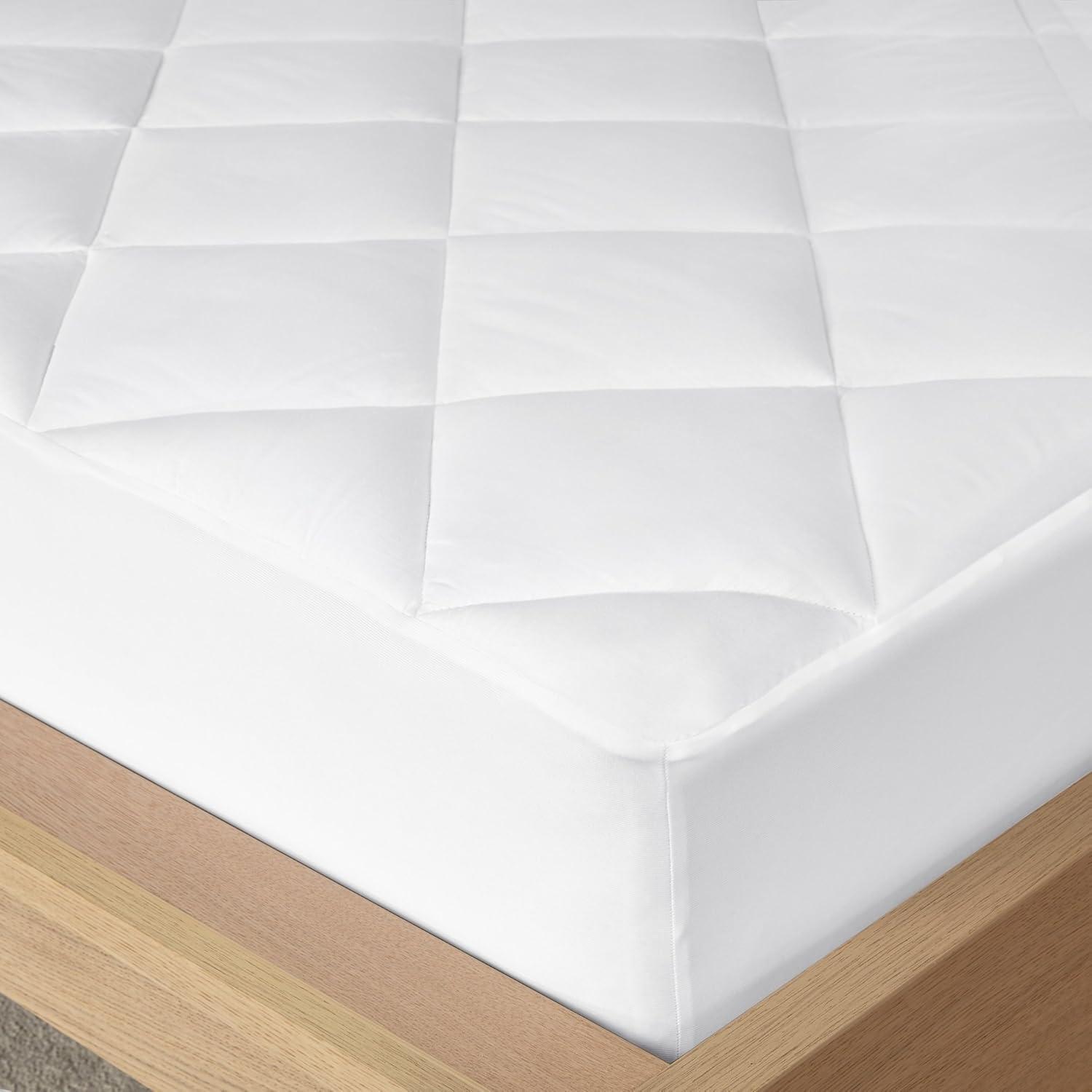 Ensure 300 Thread Count Cotton Sateen Waterproof Mattress Pad