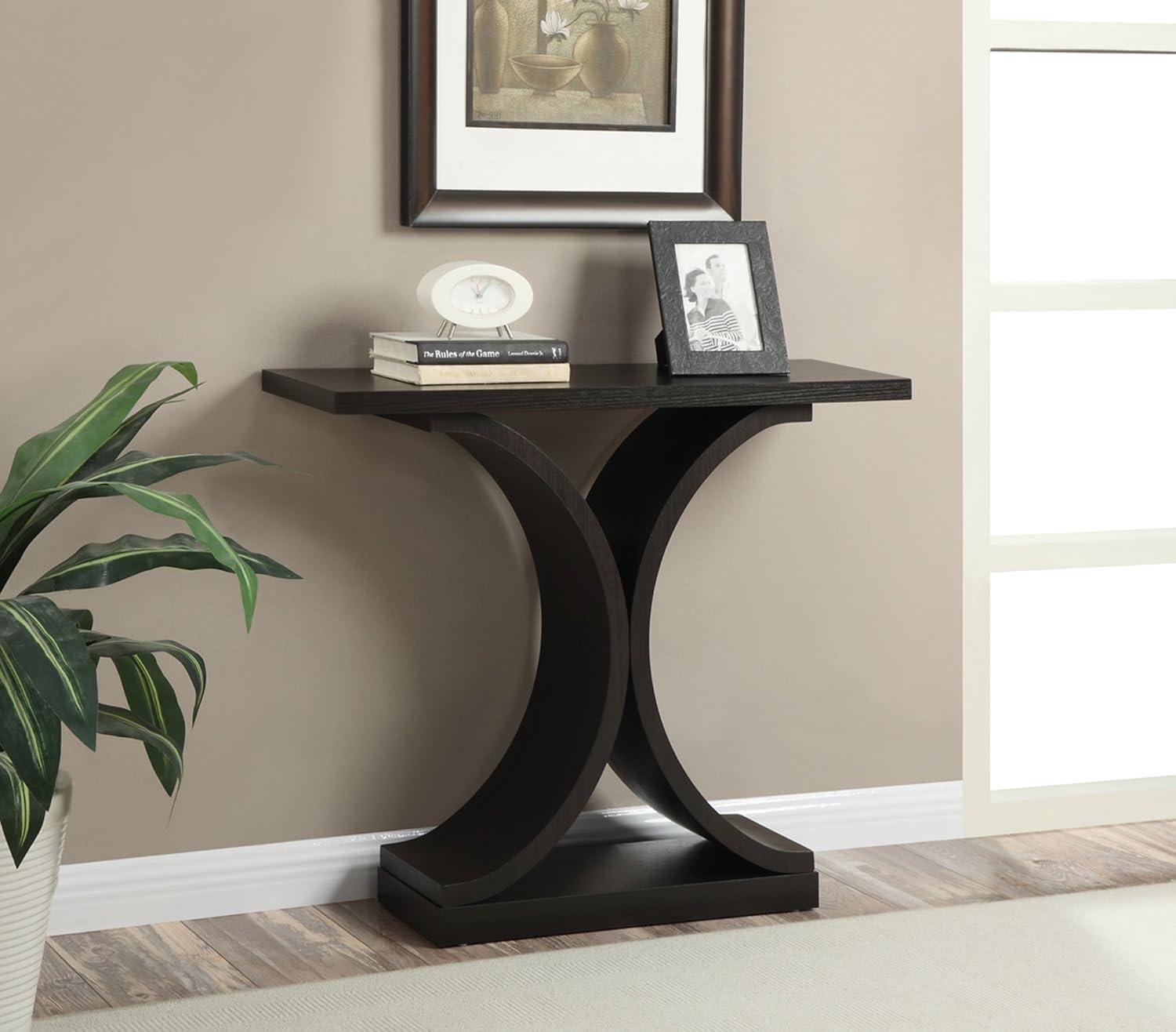Newport Infinity Console Table, Espresso