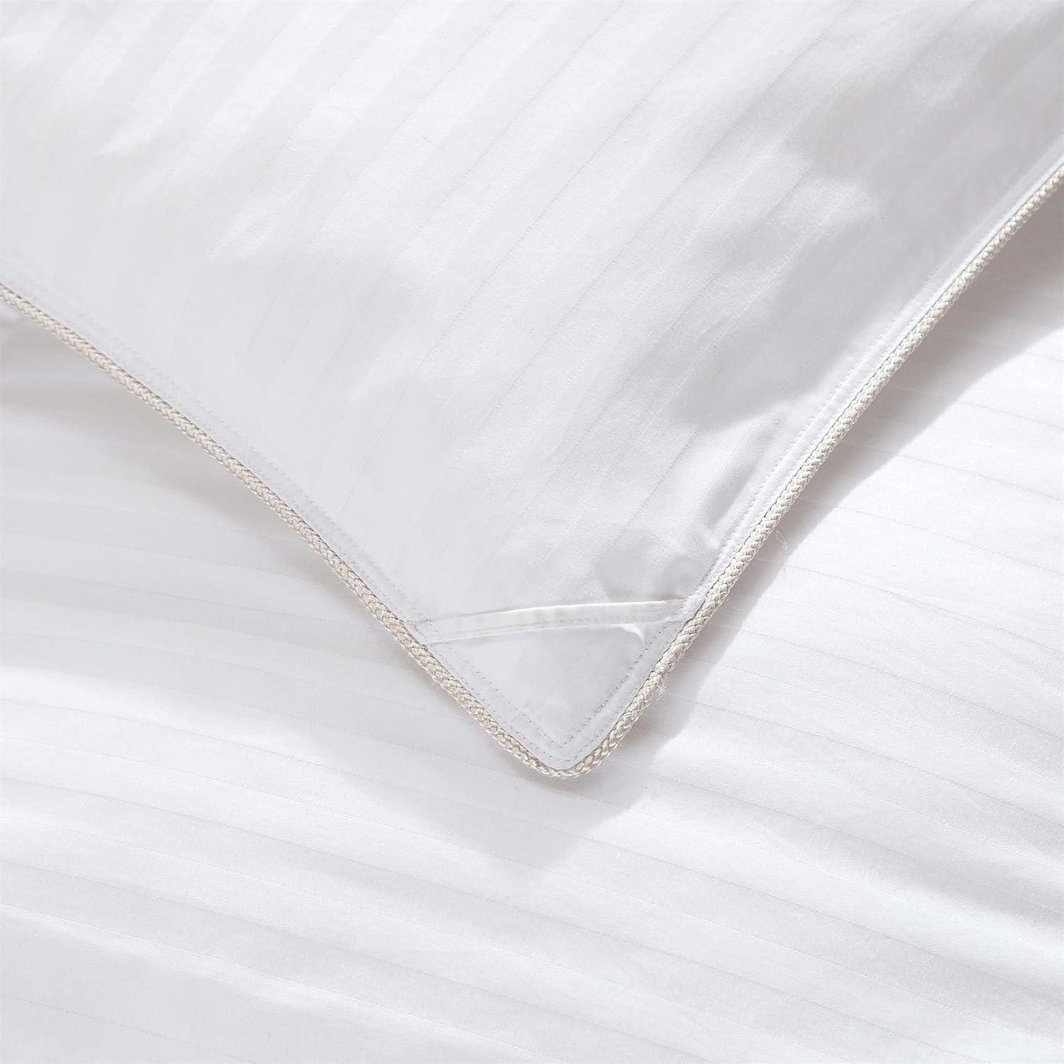 Luxurious King White Cotton Goose Down Comforter