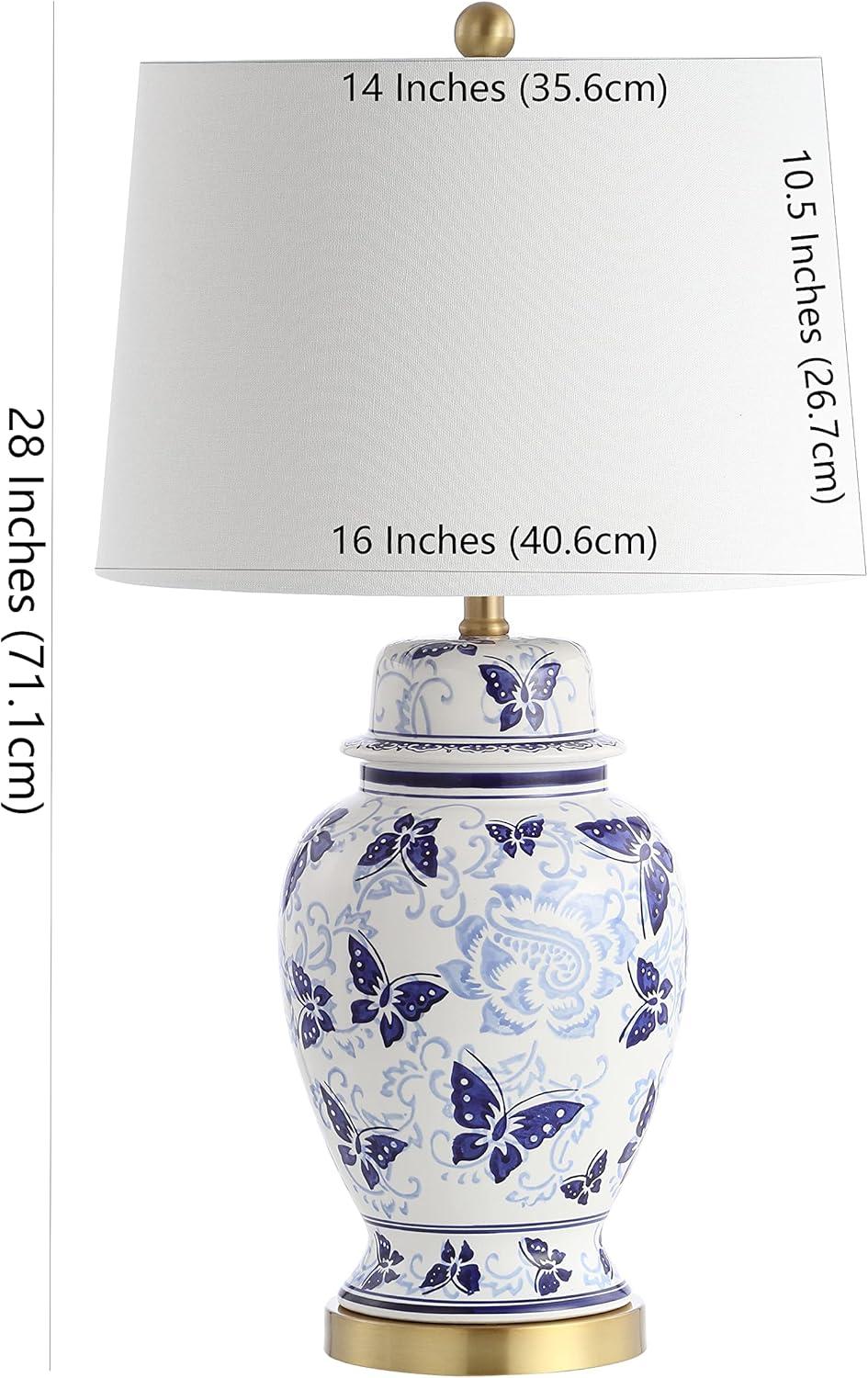 Hana Table Lamp (Set of 2) - Blue/White - Safavieh.