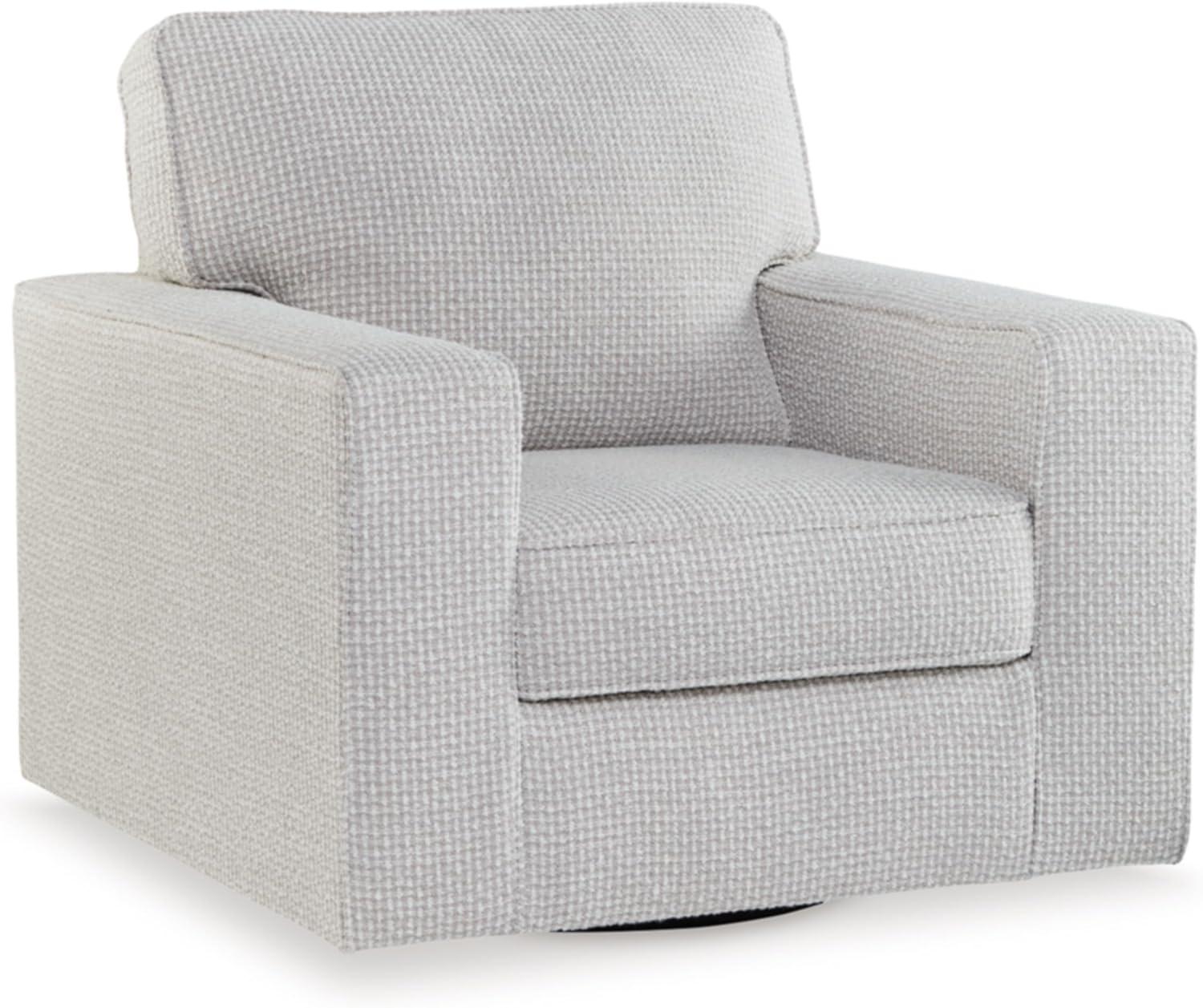 Deivydas Upholstered Swivel Armchair