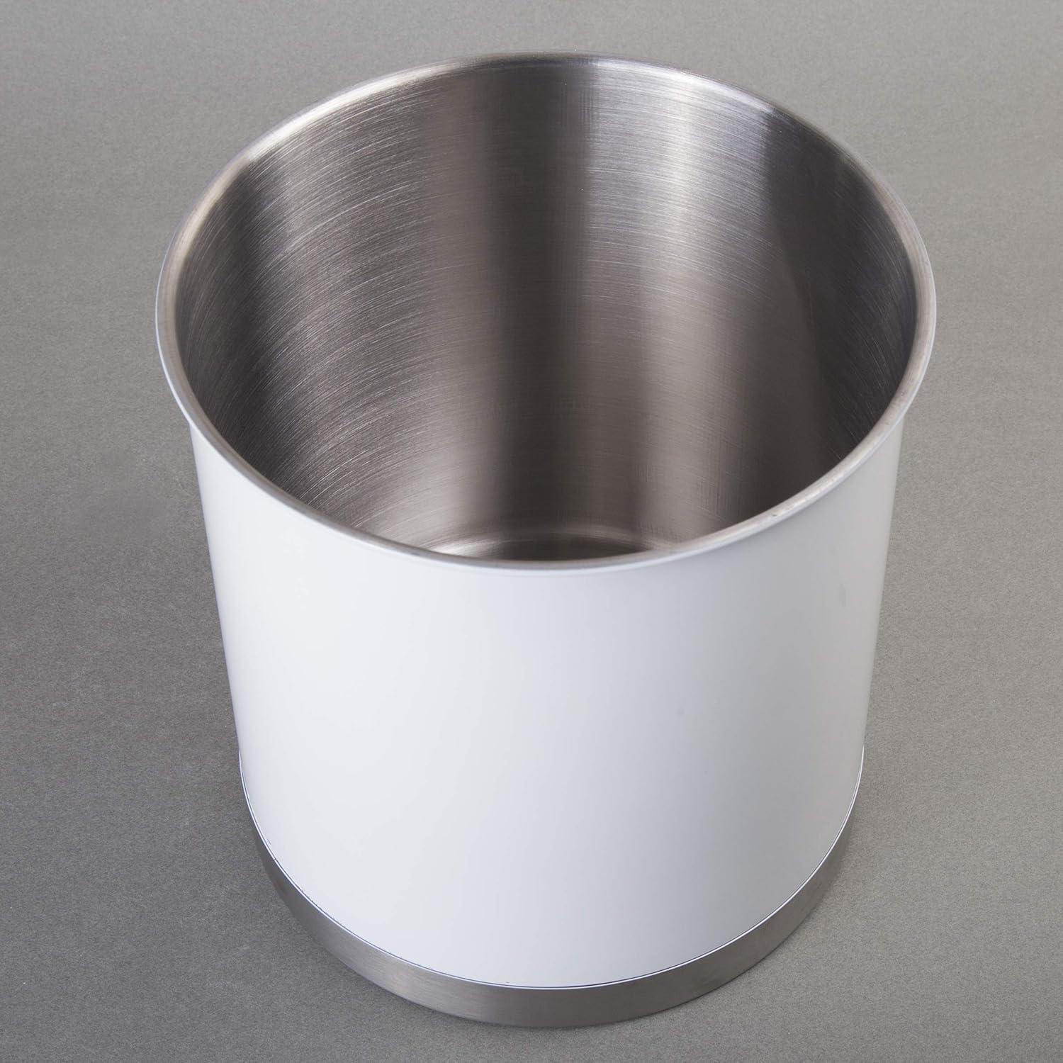 Stainless Steel Round Utensil Crock