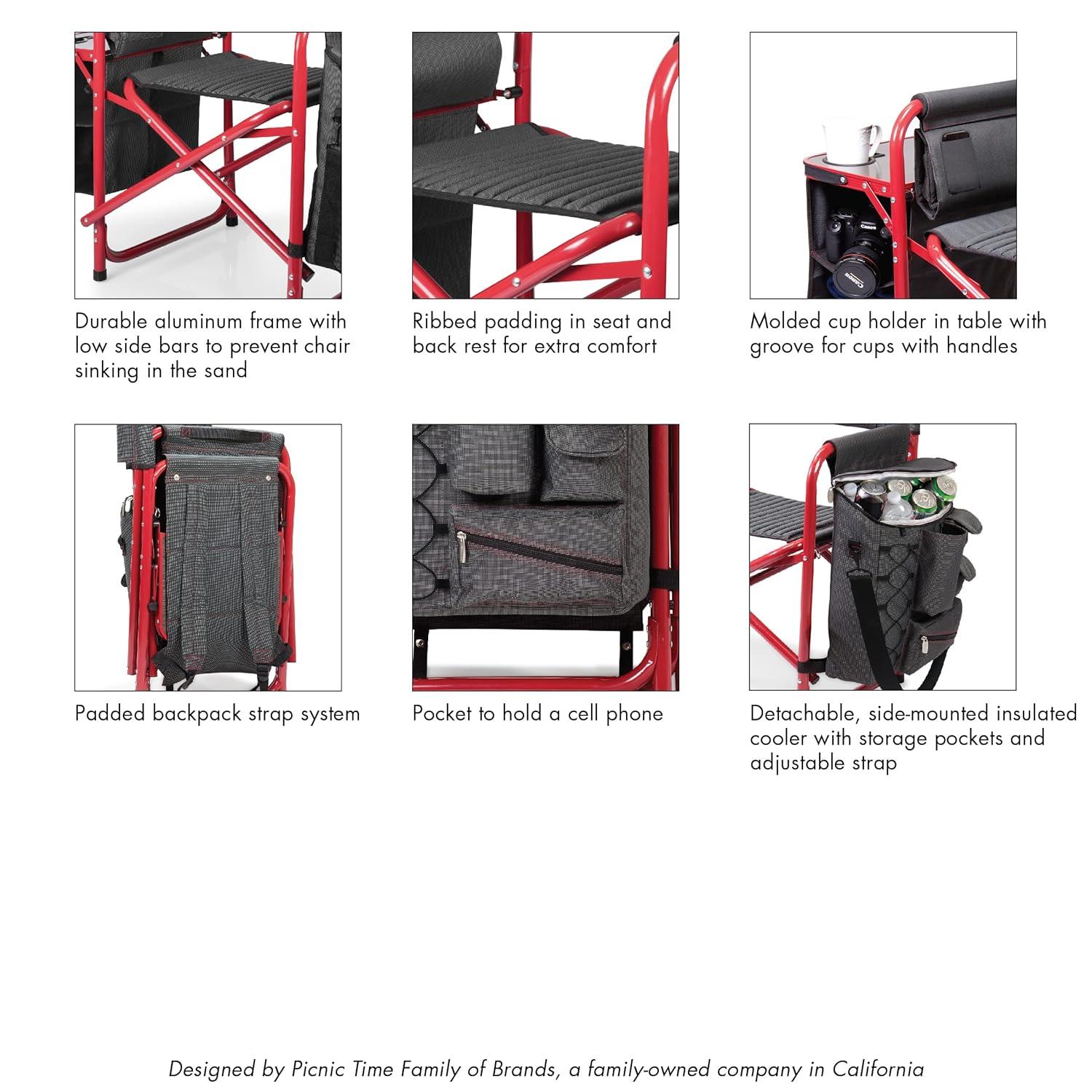ONIVA™ Outdoor Furniture Fusion Camping Chair with Side Table and Soft Cooler