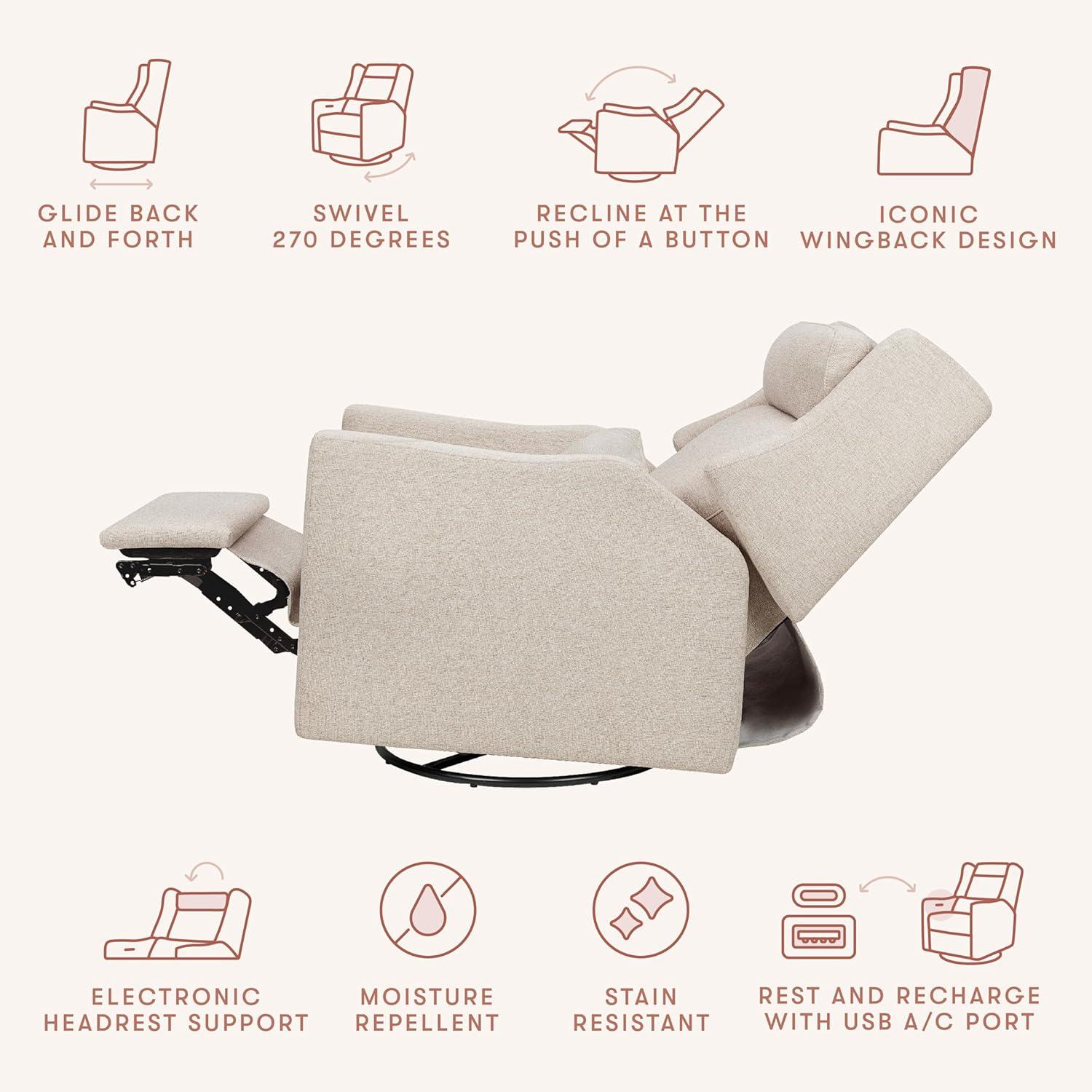 Kiwi Plus Power Glider Recliner w/ Power Headrest