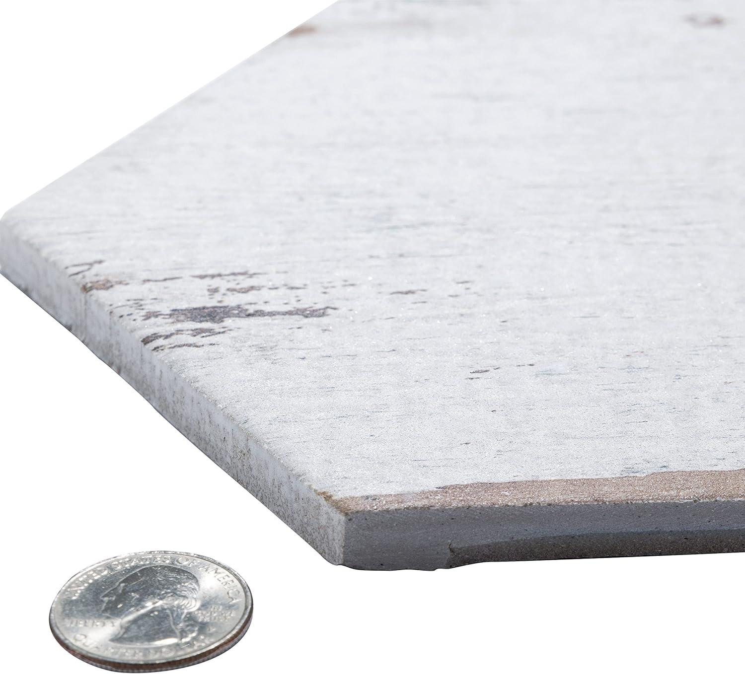 Retro 7" x 8" Porcelain Wood Look Wall & Floor Tile