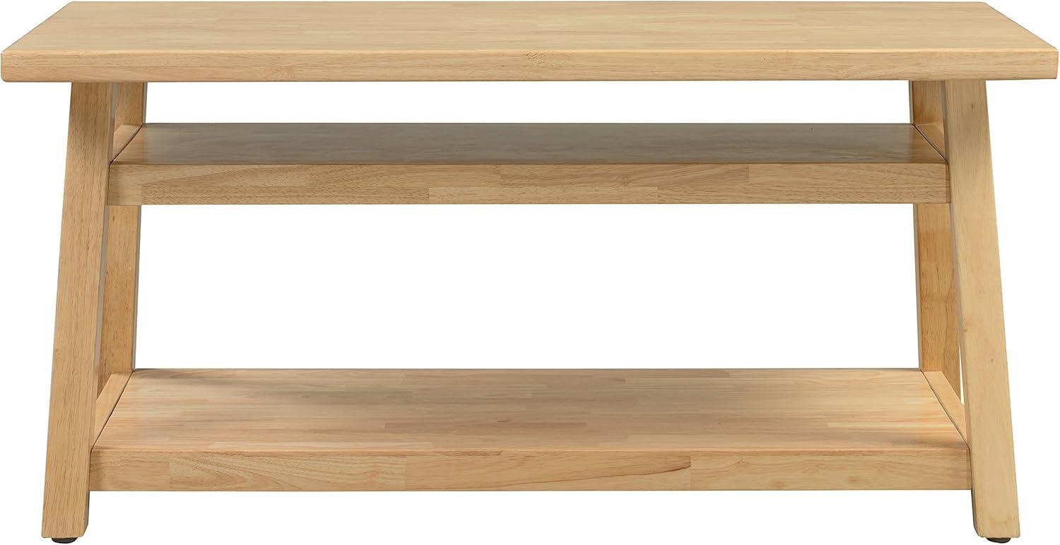 ECR4Kids ECR4Kids Sit n' Stash Rectangular Table, Classroom Storage, Natural