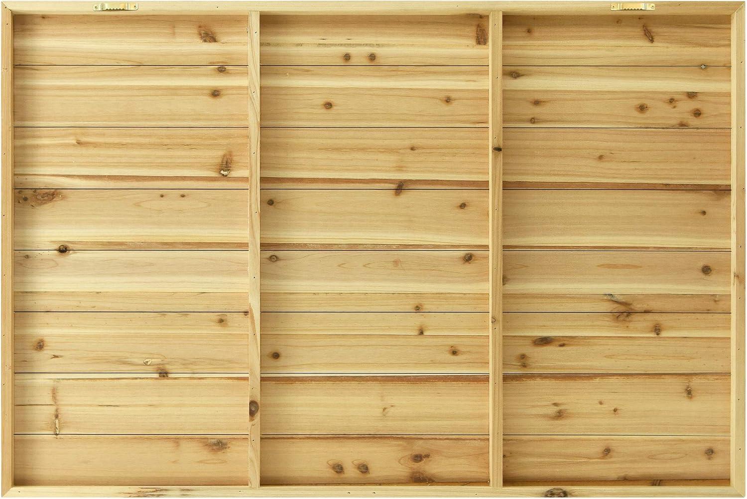 Empire Art Direct "Curious Cow" Arte de Legno Digital Print on Solid Wood Wall Art 30 x 45