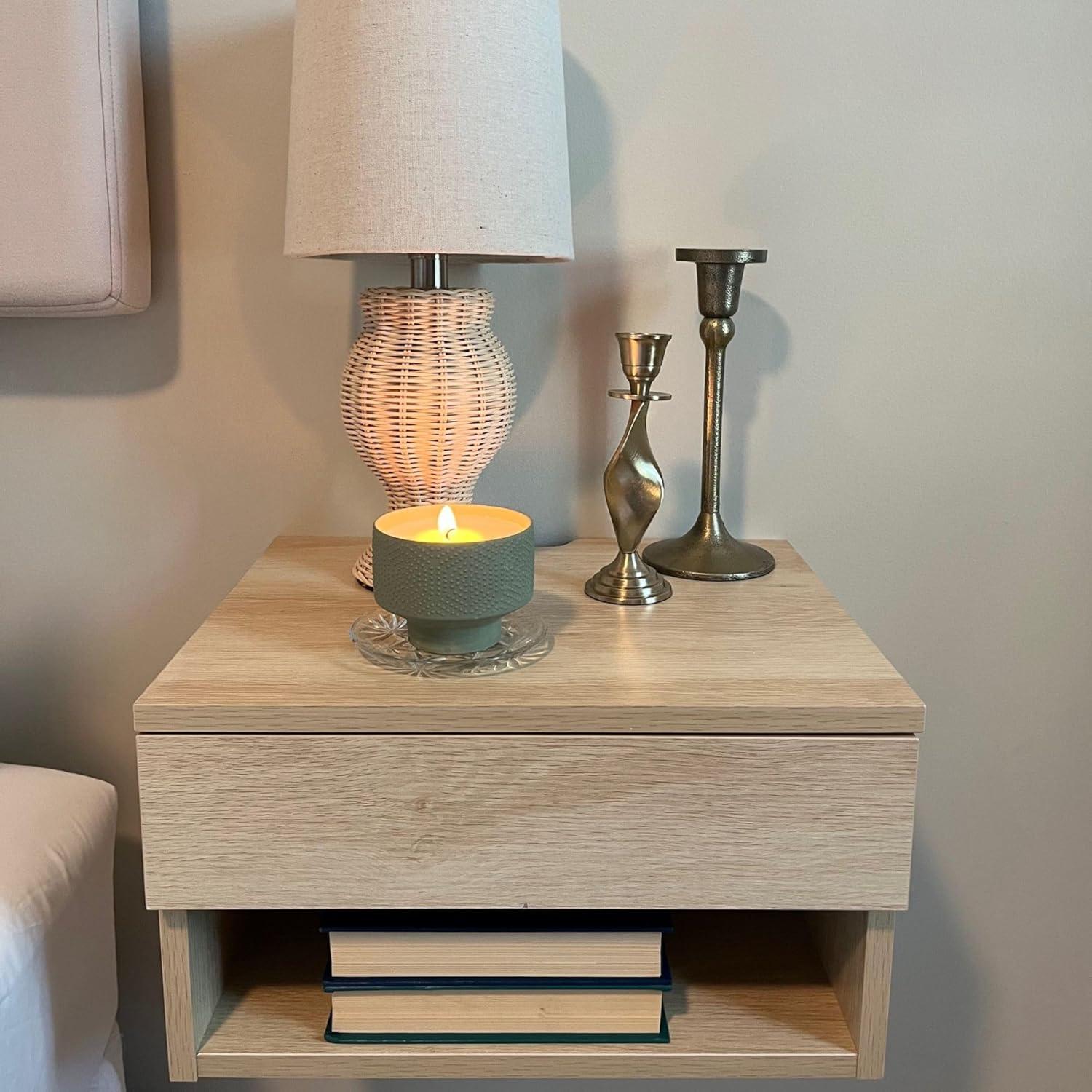 Nathan James Beacon Rustic Nightstand (Set of 2)