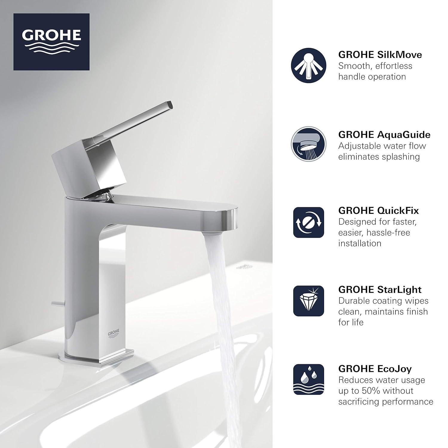 Plus Single Hole Bathroom Faucet with Drain Assembly