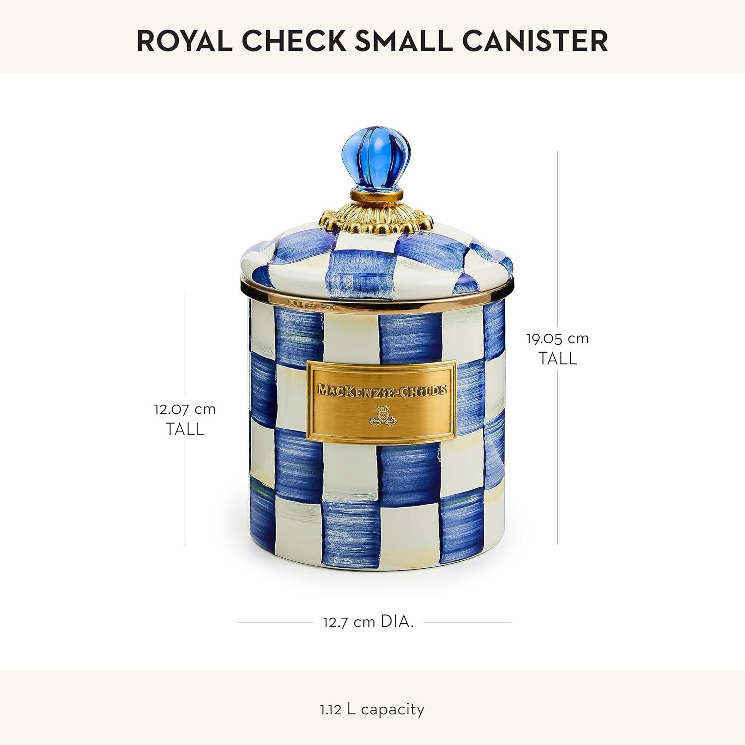 MacKenzie-Childs Royal Check® Canister