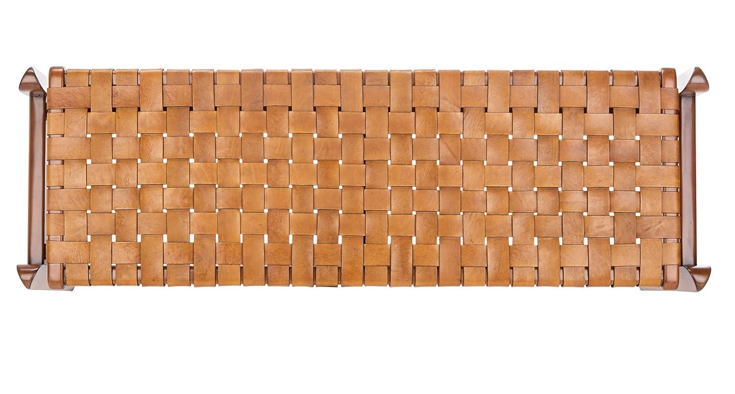 Kenan Genuine Leather Bench