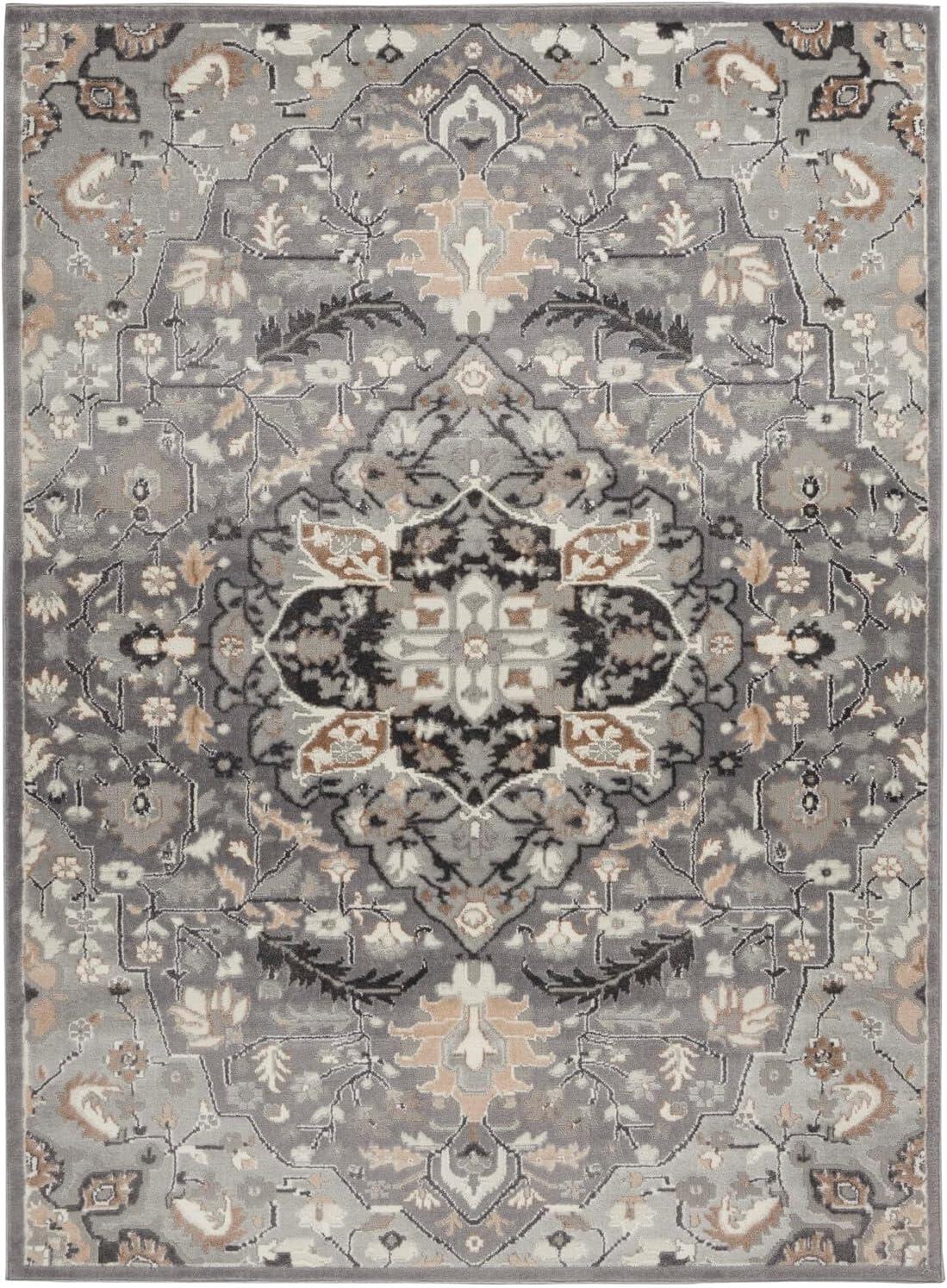 Nourison Elation Floral Medallion Indoor Rug