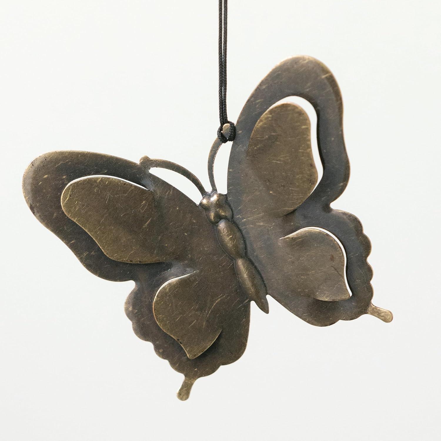 Woodstock Windchimes My Butterfly Chime, Wind Chimes For Outside, Wind Chimes For Garden, Patio, and Outdoor Decor, 21"L