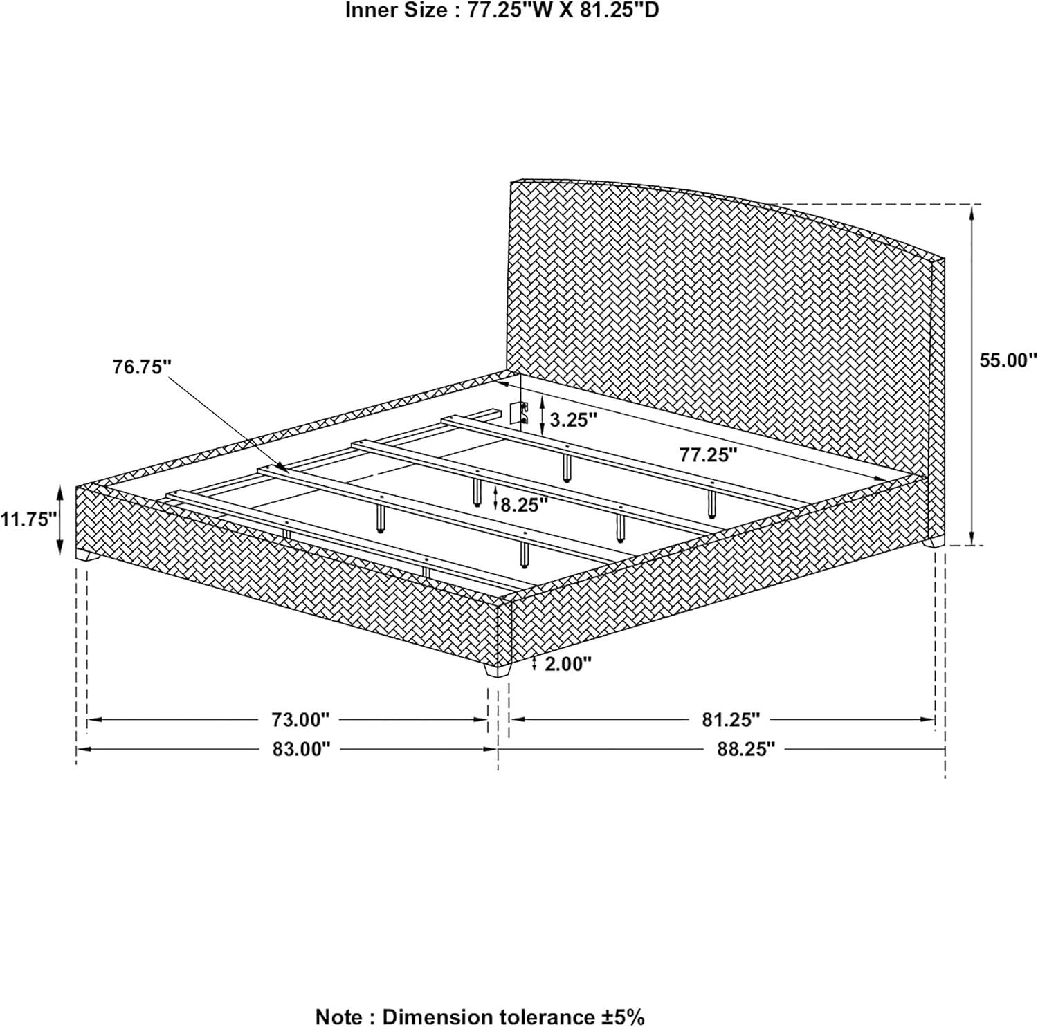 Arleen Rattan Bed