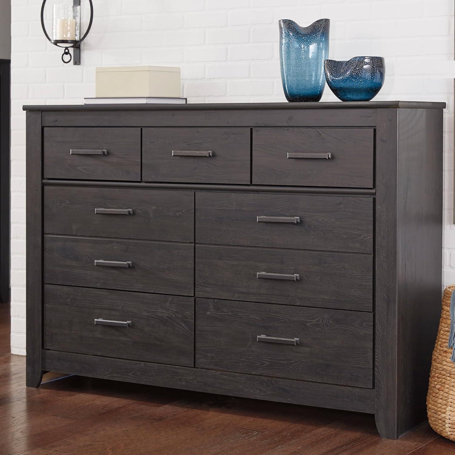 Ashley Furniture Brinxton 7 Drawer Dresser in Charcoal
