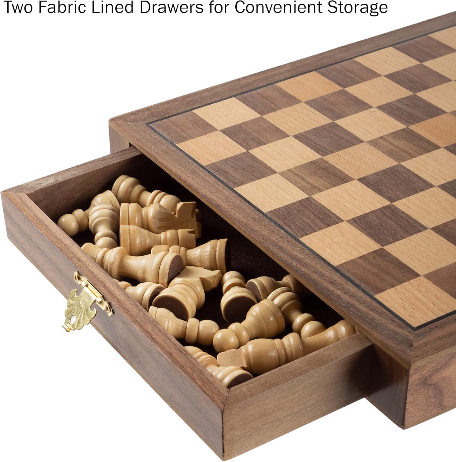 Trademark Games Wood Chess Set