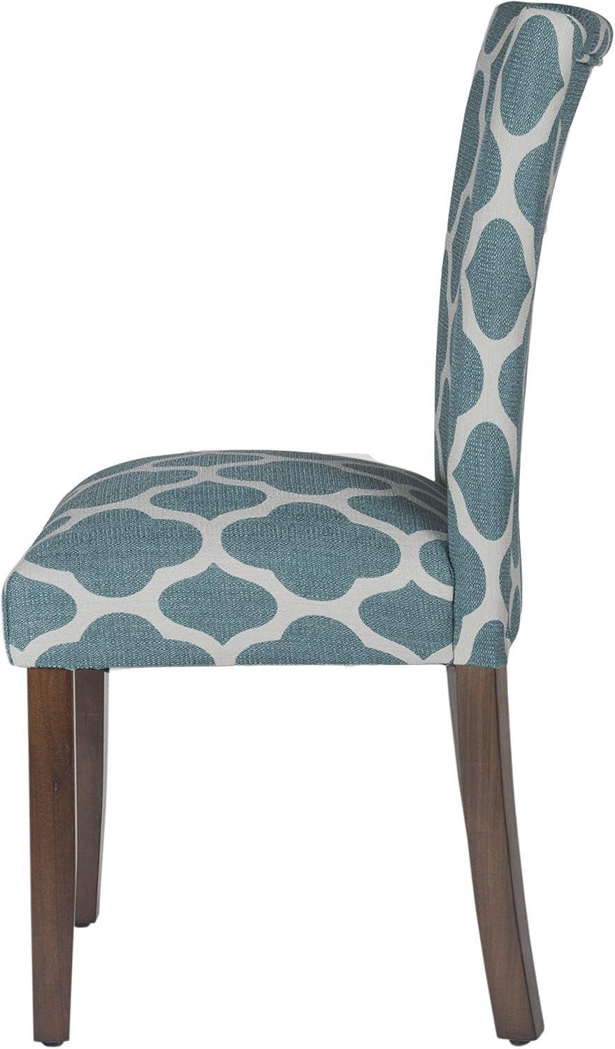 HomePop Parsons Dining Chairs (Set of 2), Quatrefoil