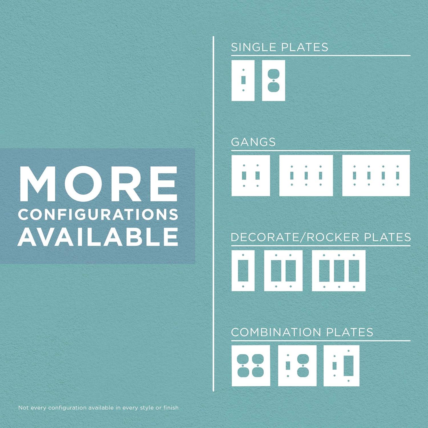 Architectural 2-Gang Rocker Wall Plate