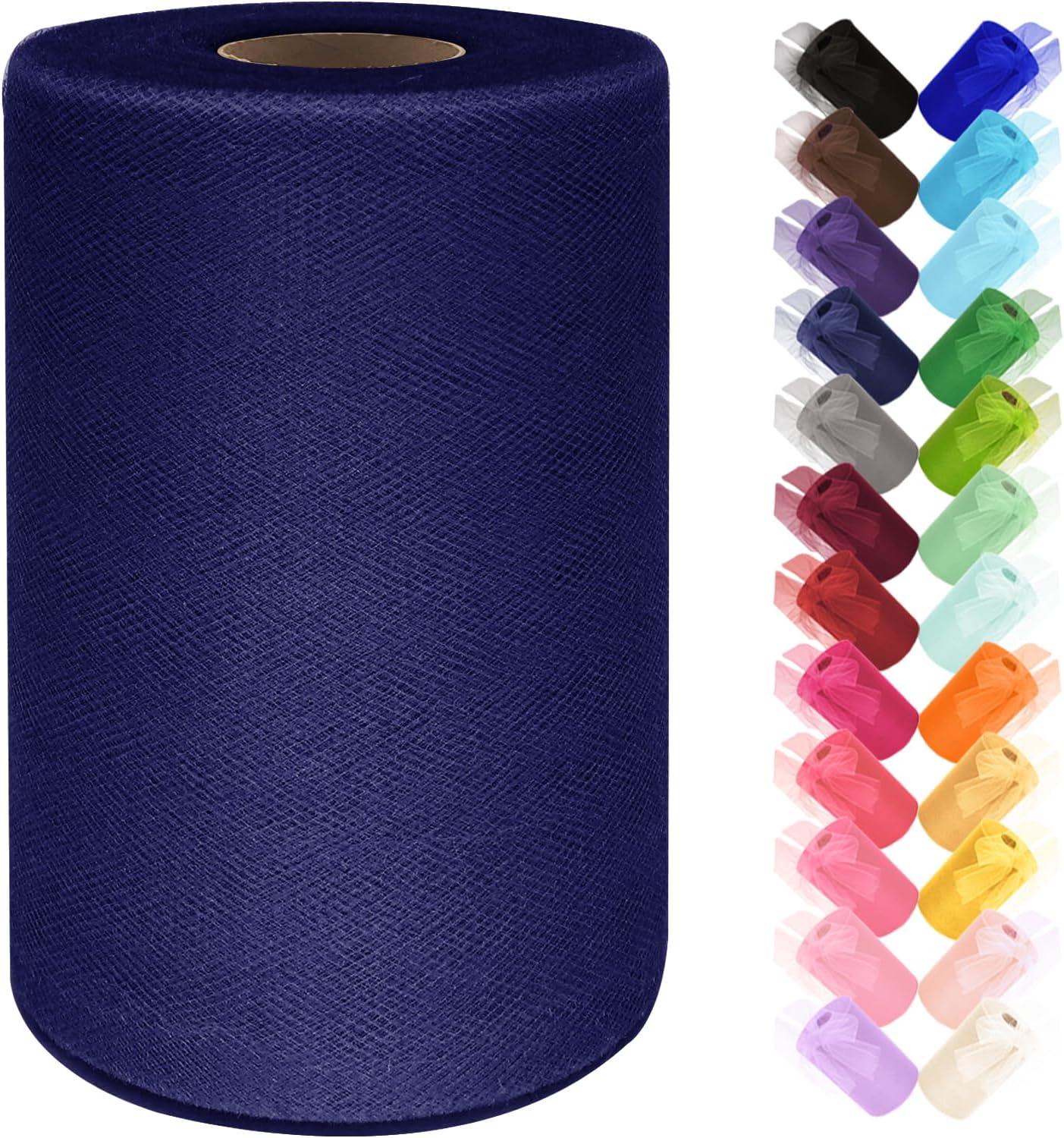 NANAHuang Tulle Fabric Rolls 6 Inch 100 Yards (300 feet) Organza Tulle Polyester Netting Spool for Wedding Decorations Gift shower Crafts Tutu Skirt-Soft & Drape (Apple Green)