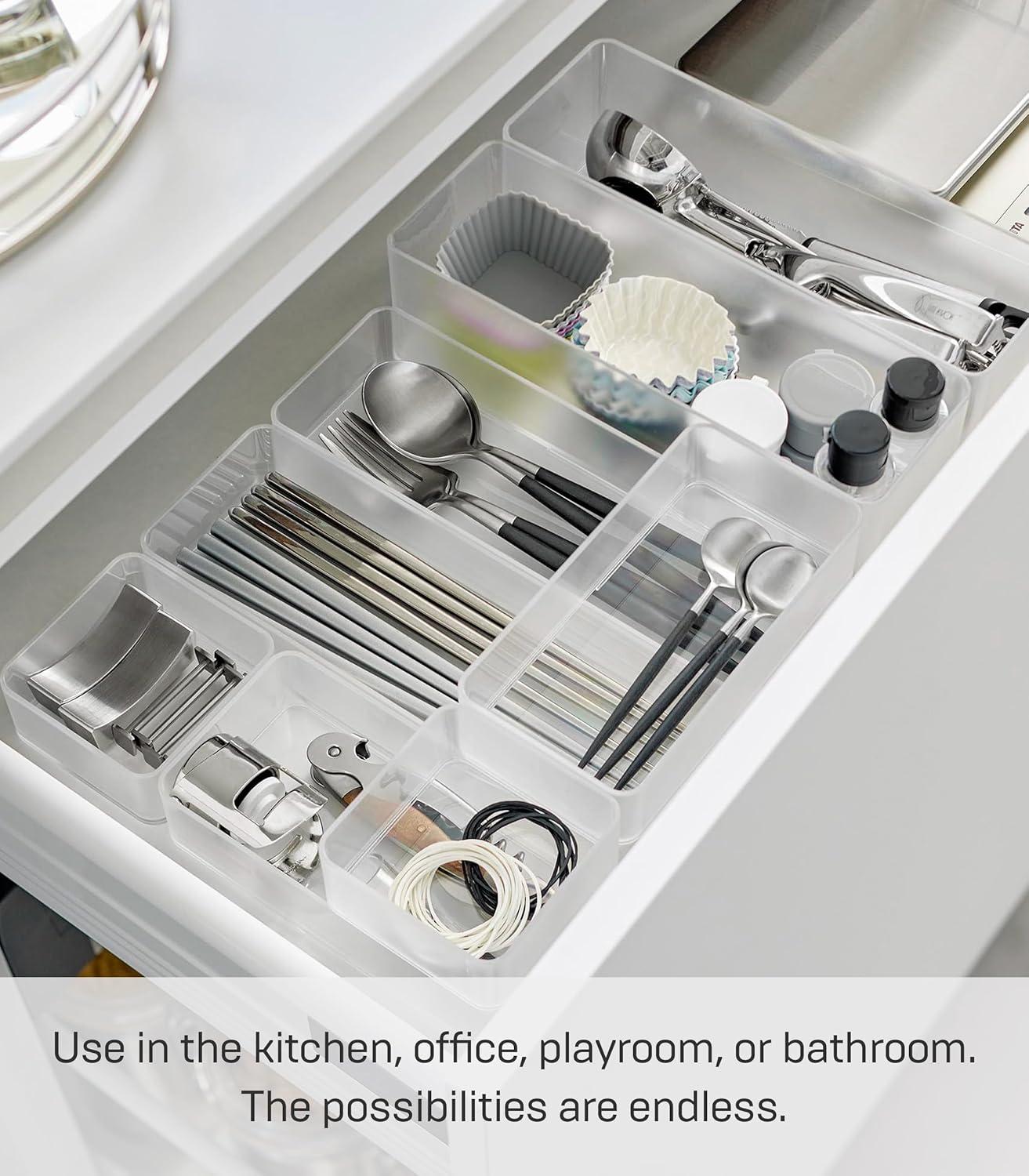 Yamazaki Home Yamazaki Home Stackable Organizers [Set Of 2] - Four Sizes, Large